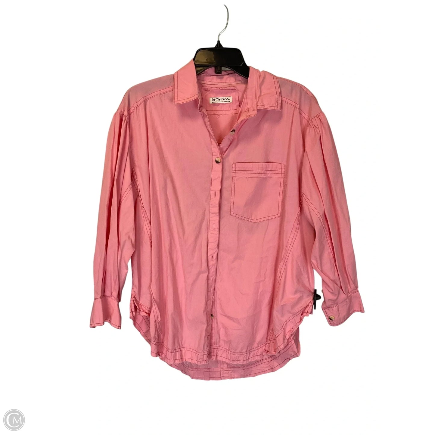Top Long Sleeve By We The Free In Pink, Size: Xs
