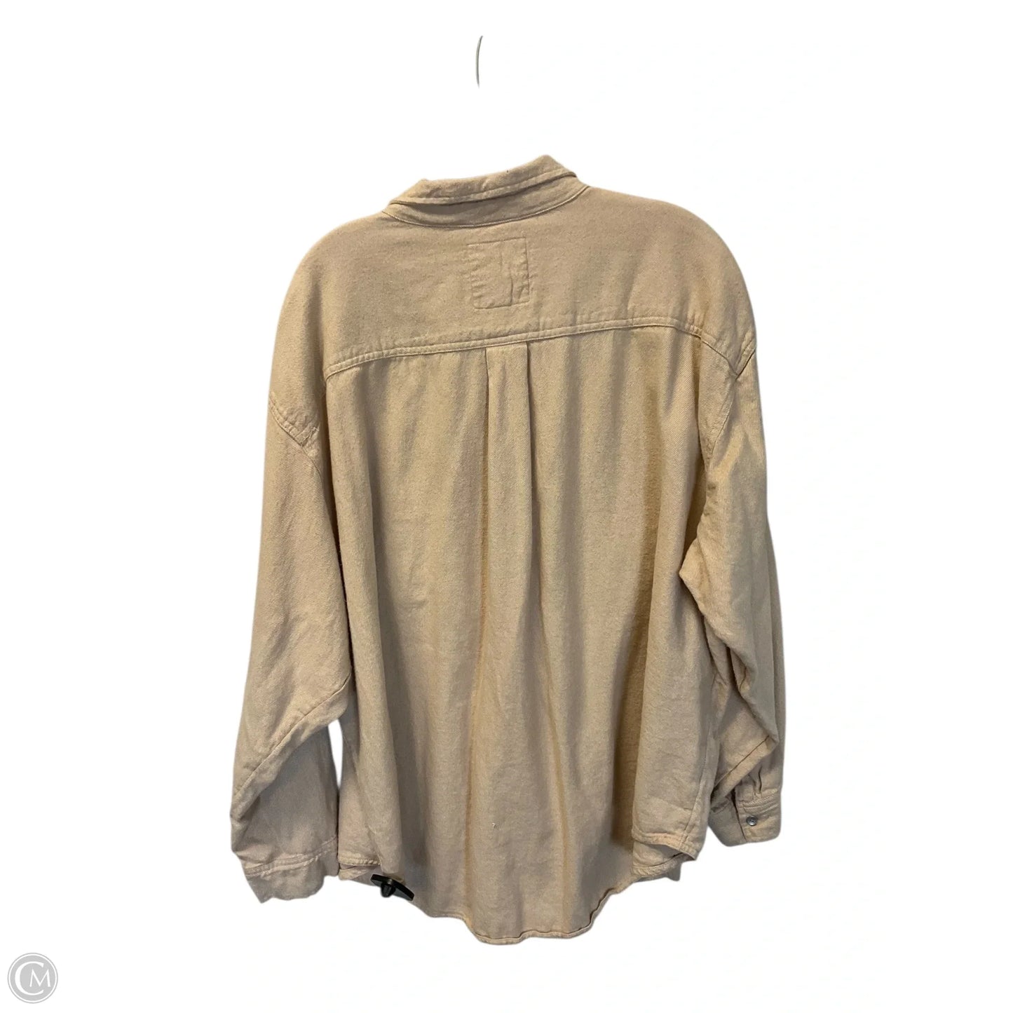 Top Long Sleeve By Aerie In Tan, Size: Xl