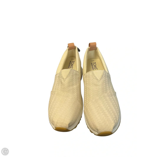 Shoes Sneakers By Toms In Cream, Size: 9