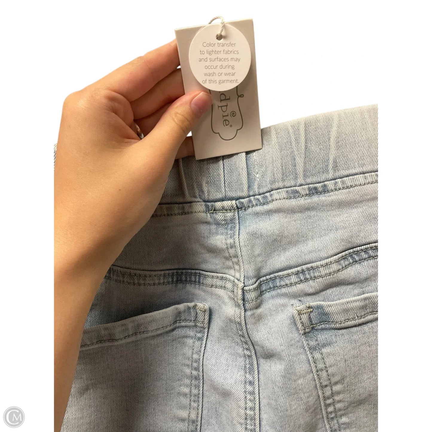 Jeans Flared By Mudpie In Blue Denim, Size: M