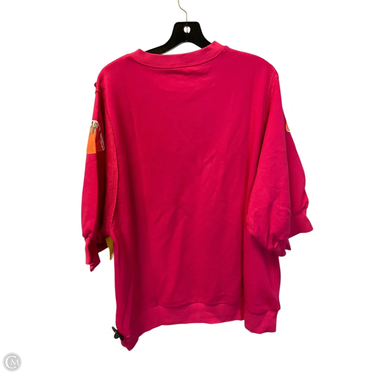 Top Short Sleeve By Oddi In Pink, Size: 2x