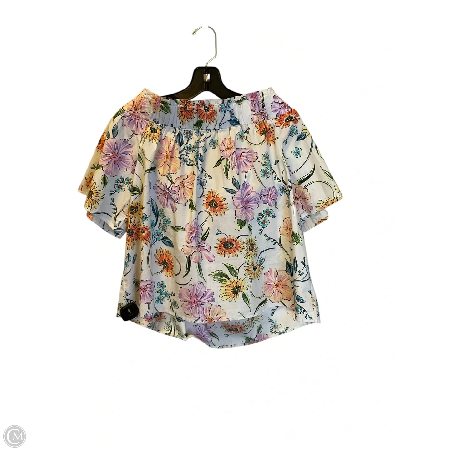 Top Short Sleeve By Crown And Ivy In White, Size: Xl