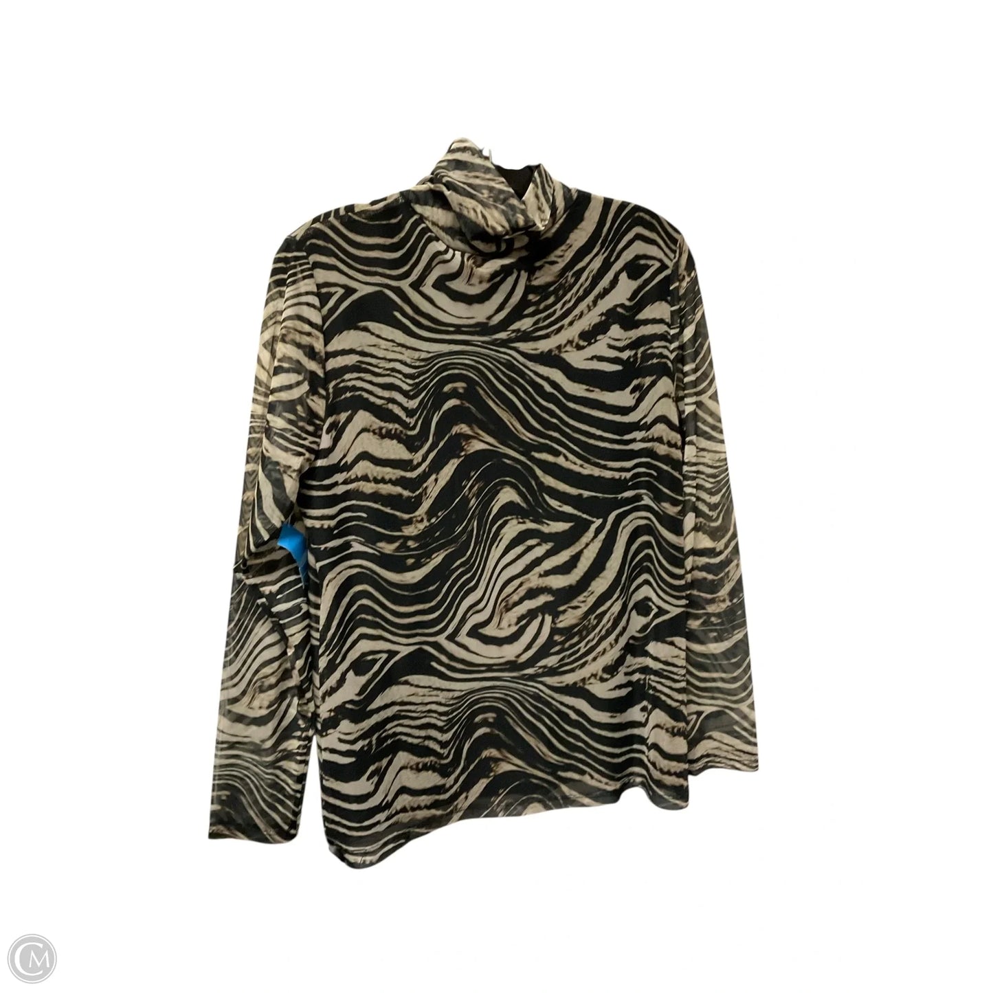 Top Long Sleeve By Rafaella In Tan, Size: L