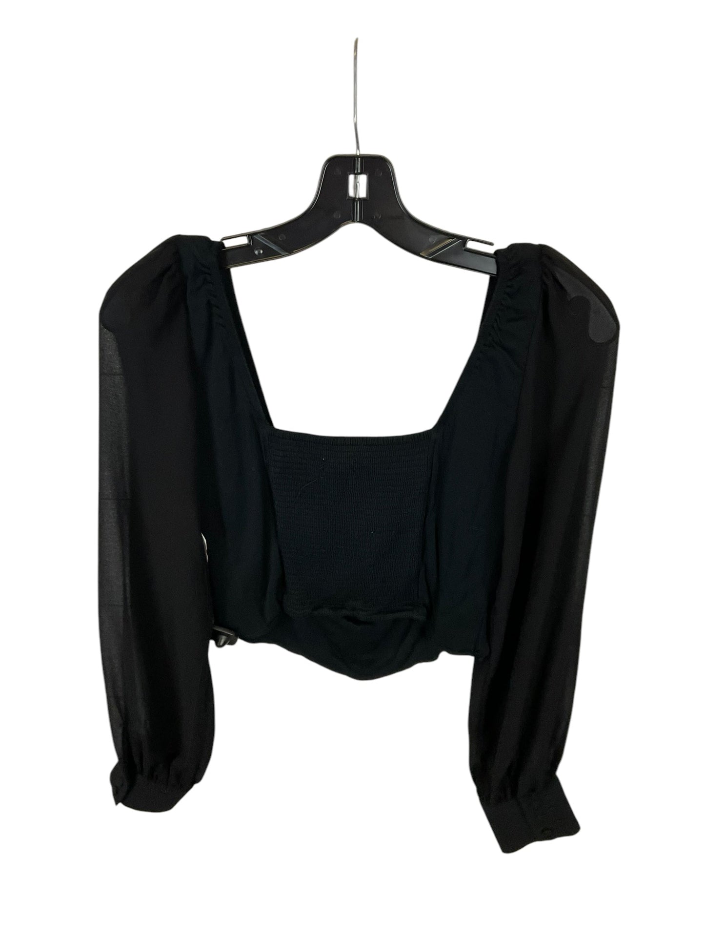 Top Long Sleeve By Urban Outfitters In Black, Size: M
