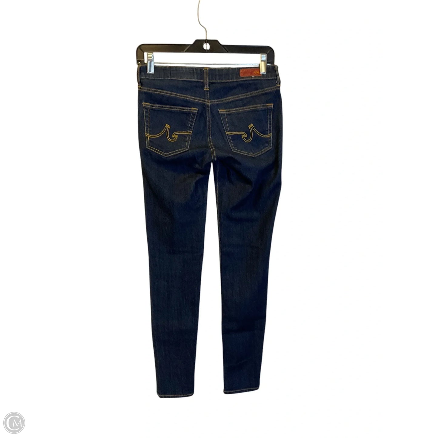 Jeans Skinny By Adriano Goldschmied In Blue Denim, Size: 2