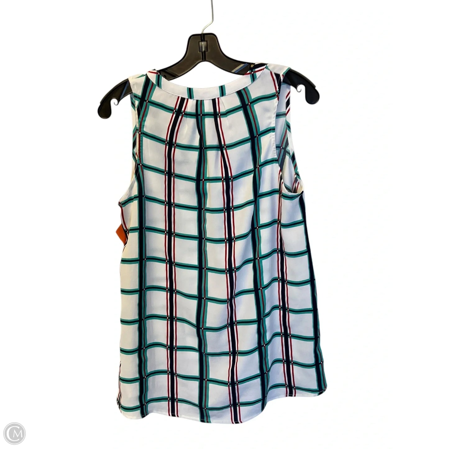 Top Sleeveless By Jade In White, Size: M