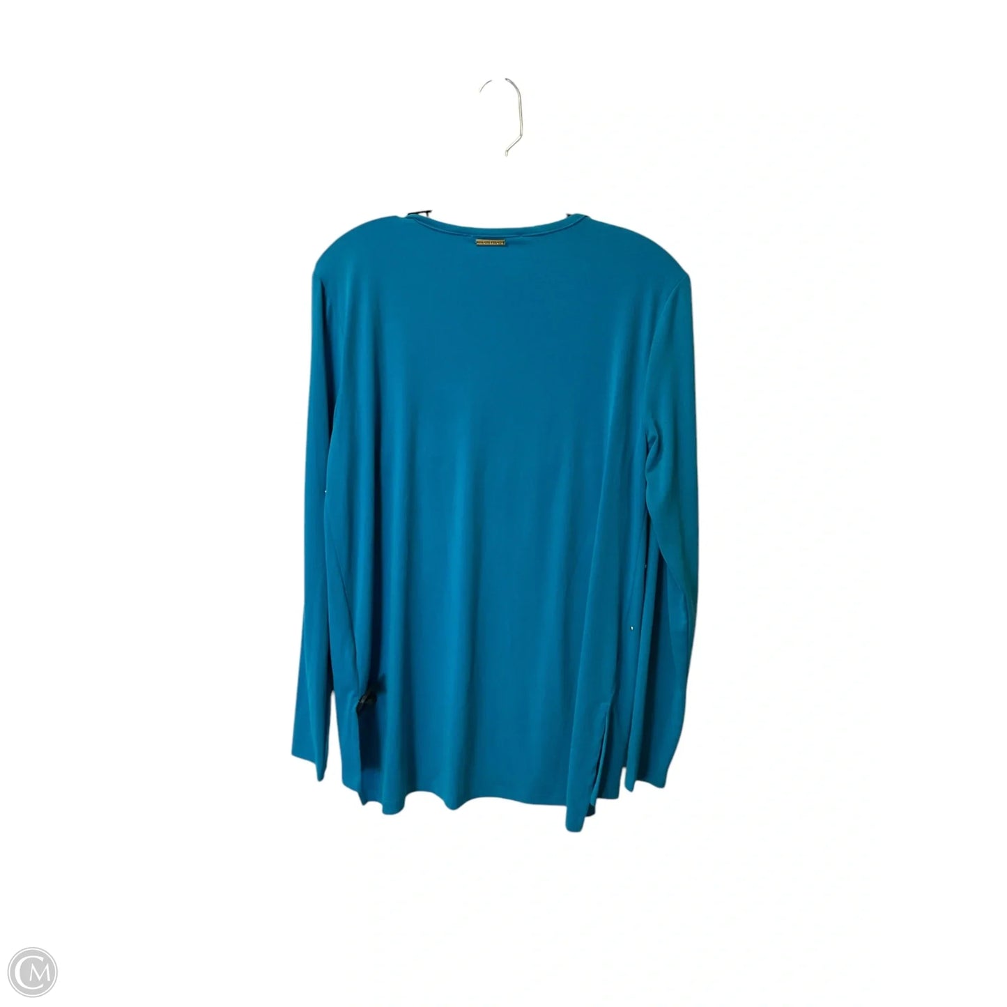 Top Long Sleeve By Michael By Michael Kors In Blue, Size: M