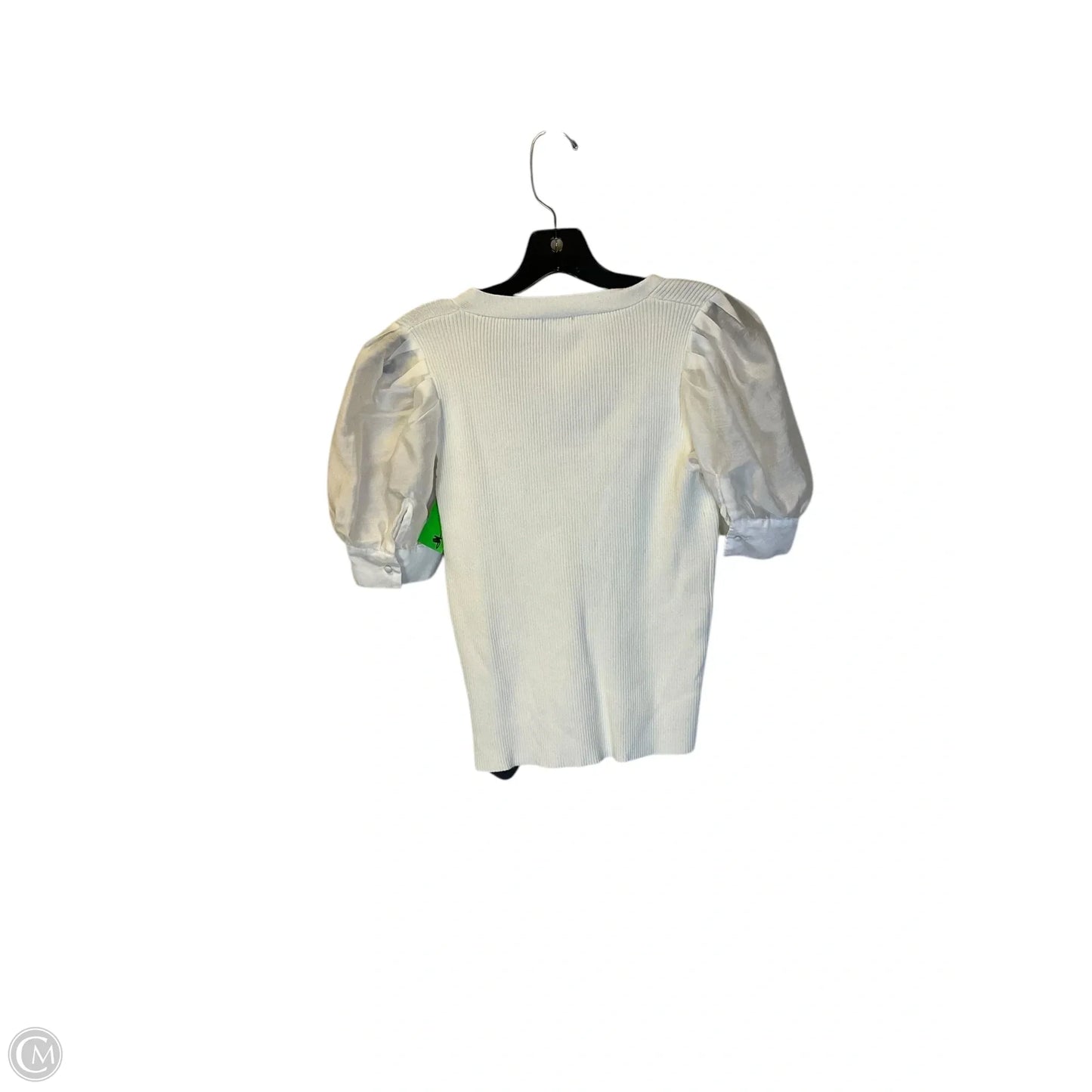 Top Short Sleeve By Lucy Paris In White, Size: S