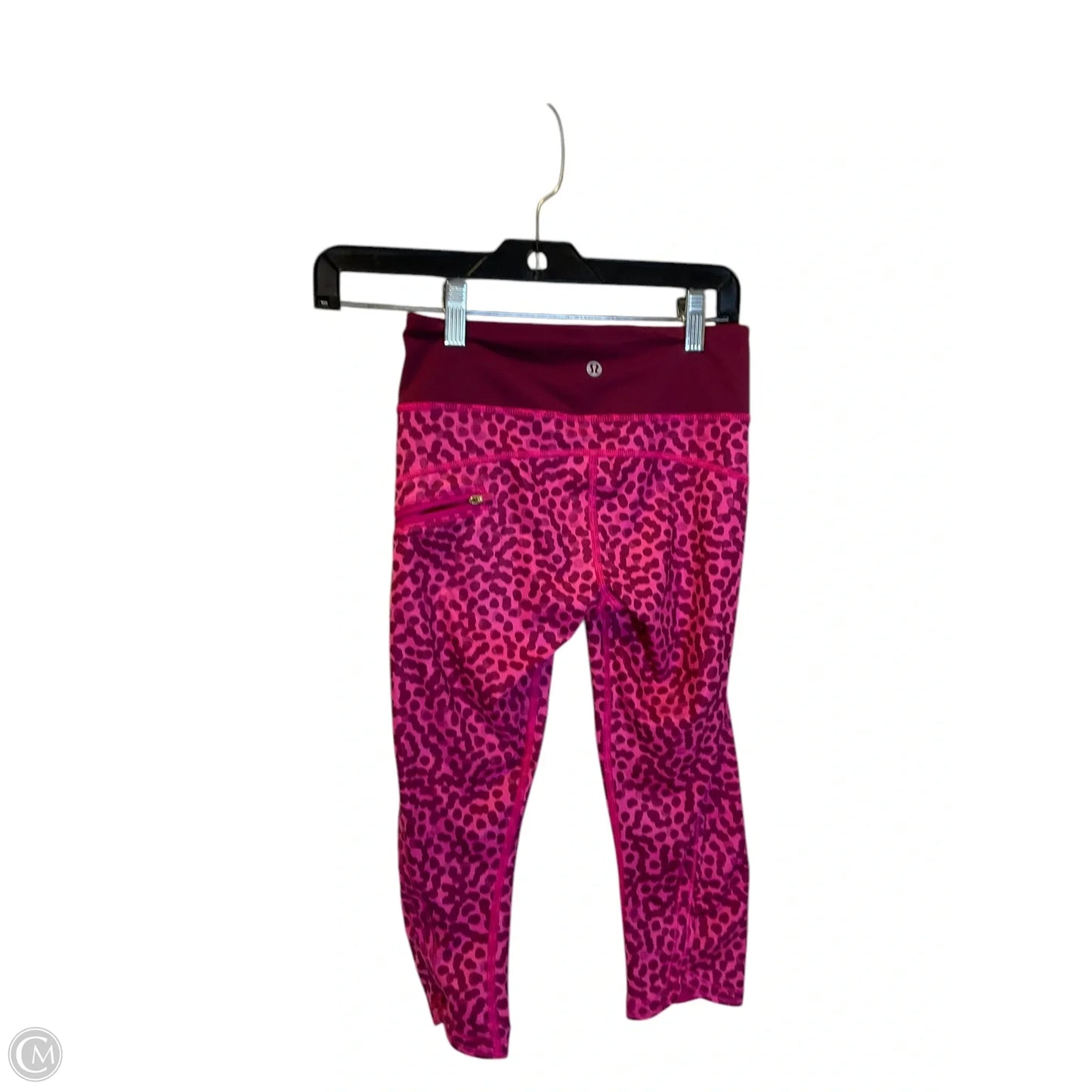 Athletic Capris By Lululemon In Pink, Size: S