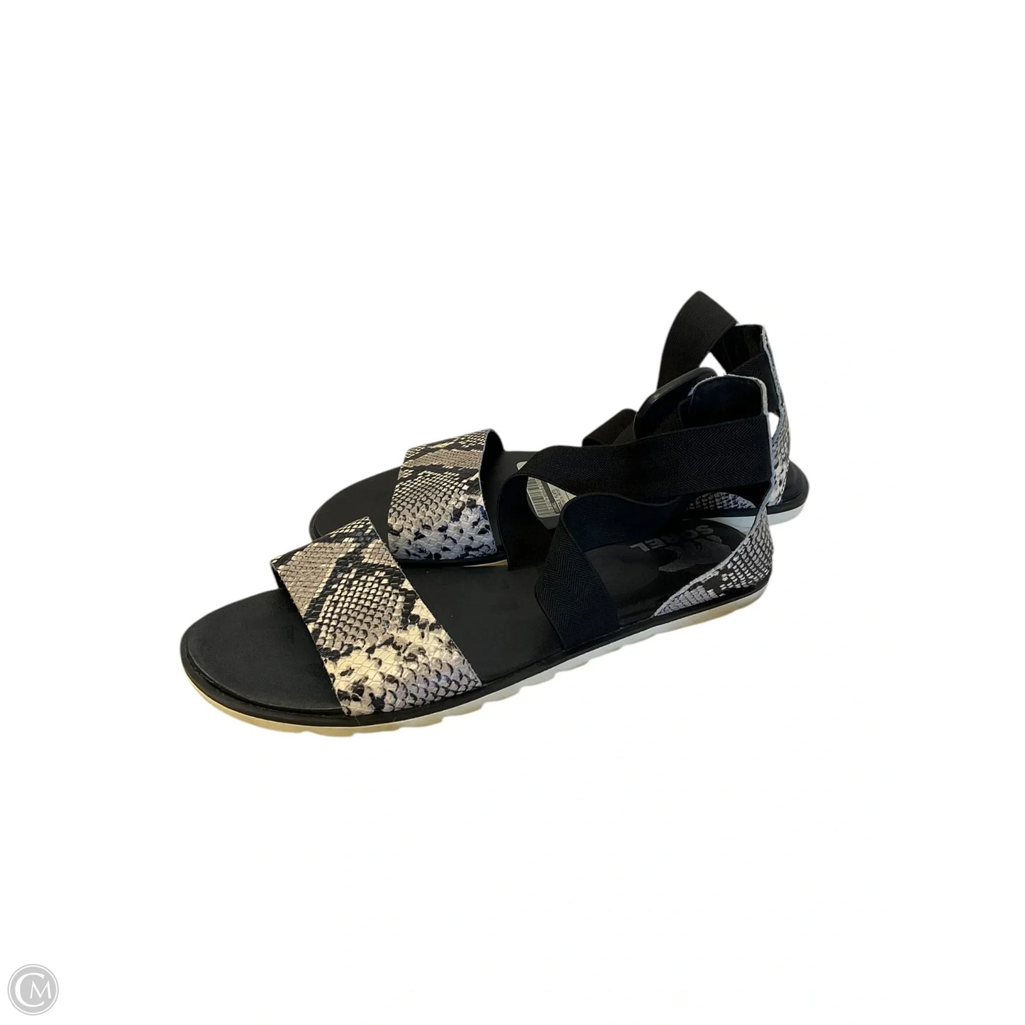 Sandals Flats By Sorel In Snakeskin Print, Size: 10