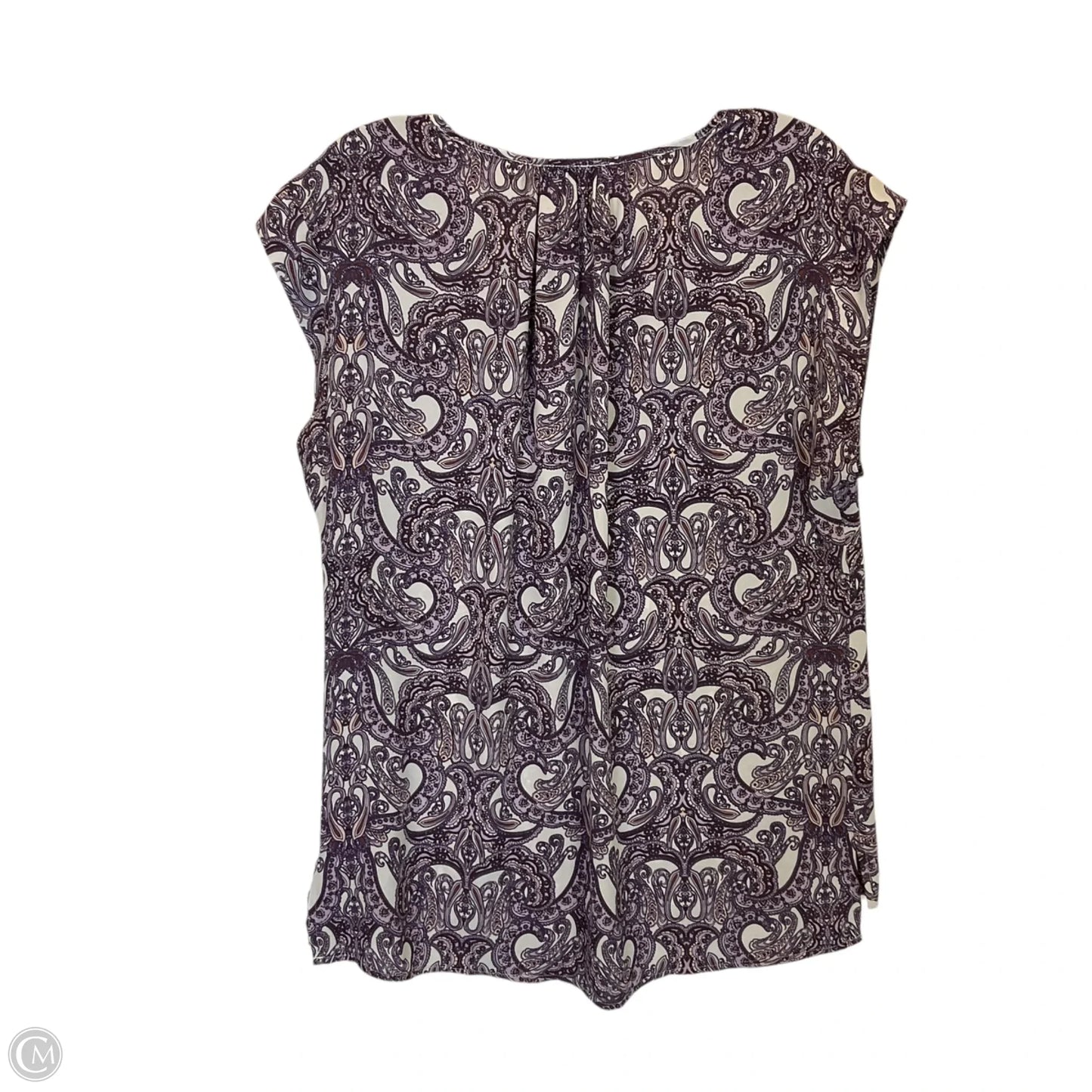 Top Short Sleeve By Dr2 In Paisley Print, Size: M