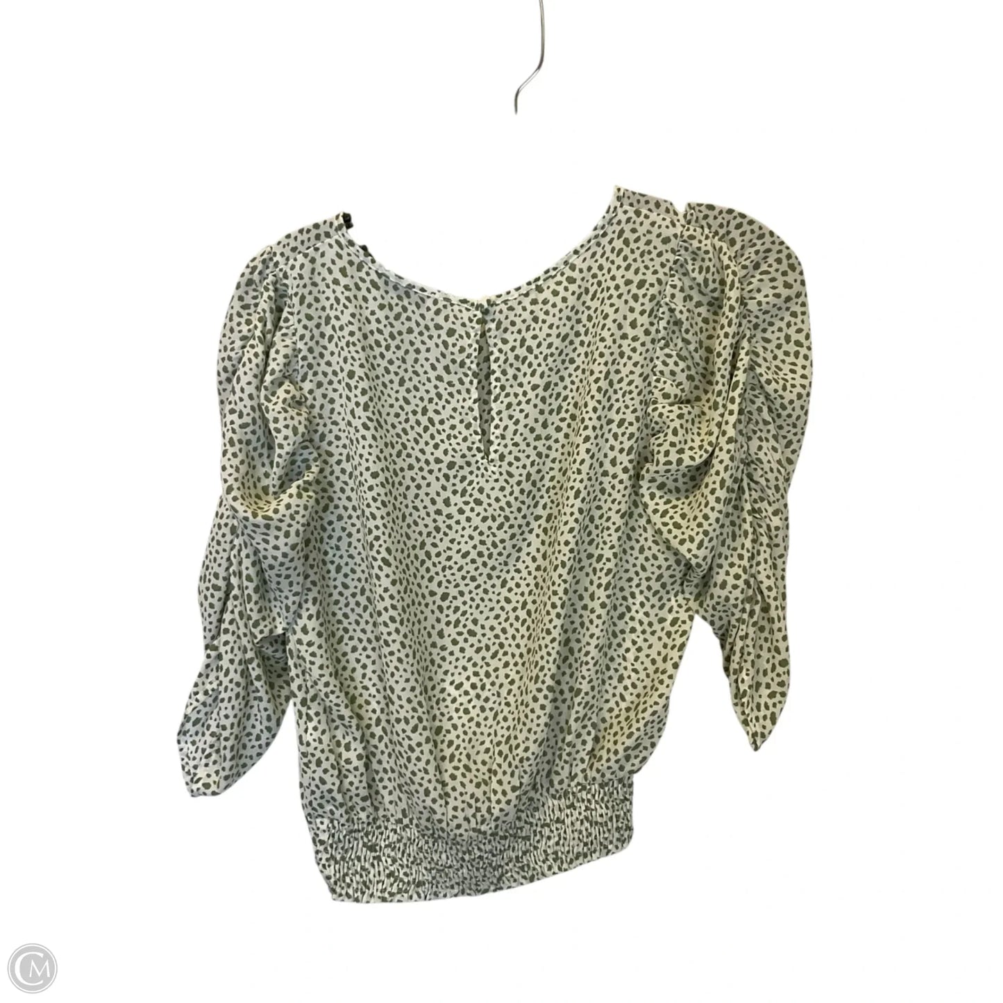 Top Short Sleeve By Paper Crane In Green, Size: S