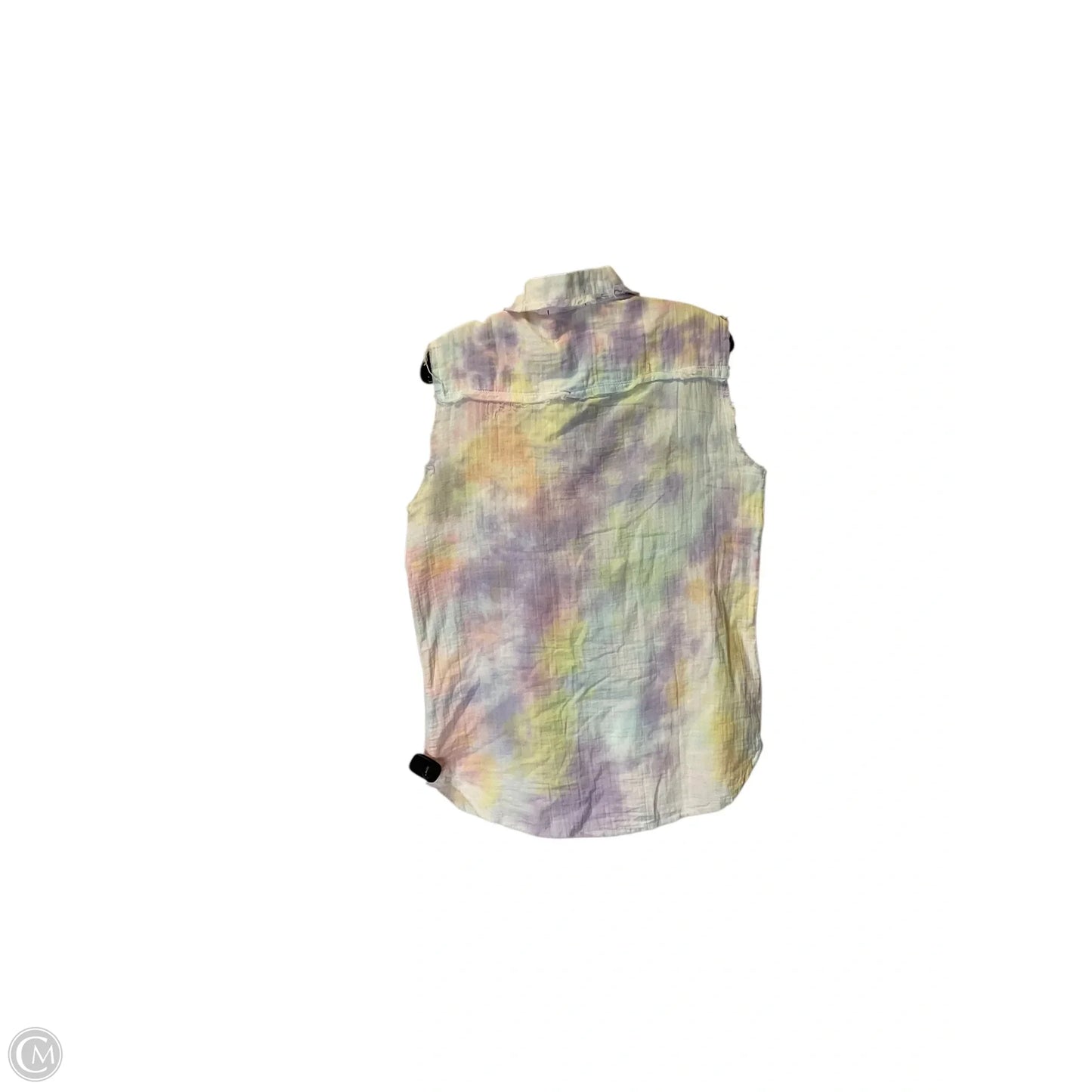 Top Sleeveless By Clothes Mentor In Tie Dye Print, Size: S