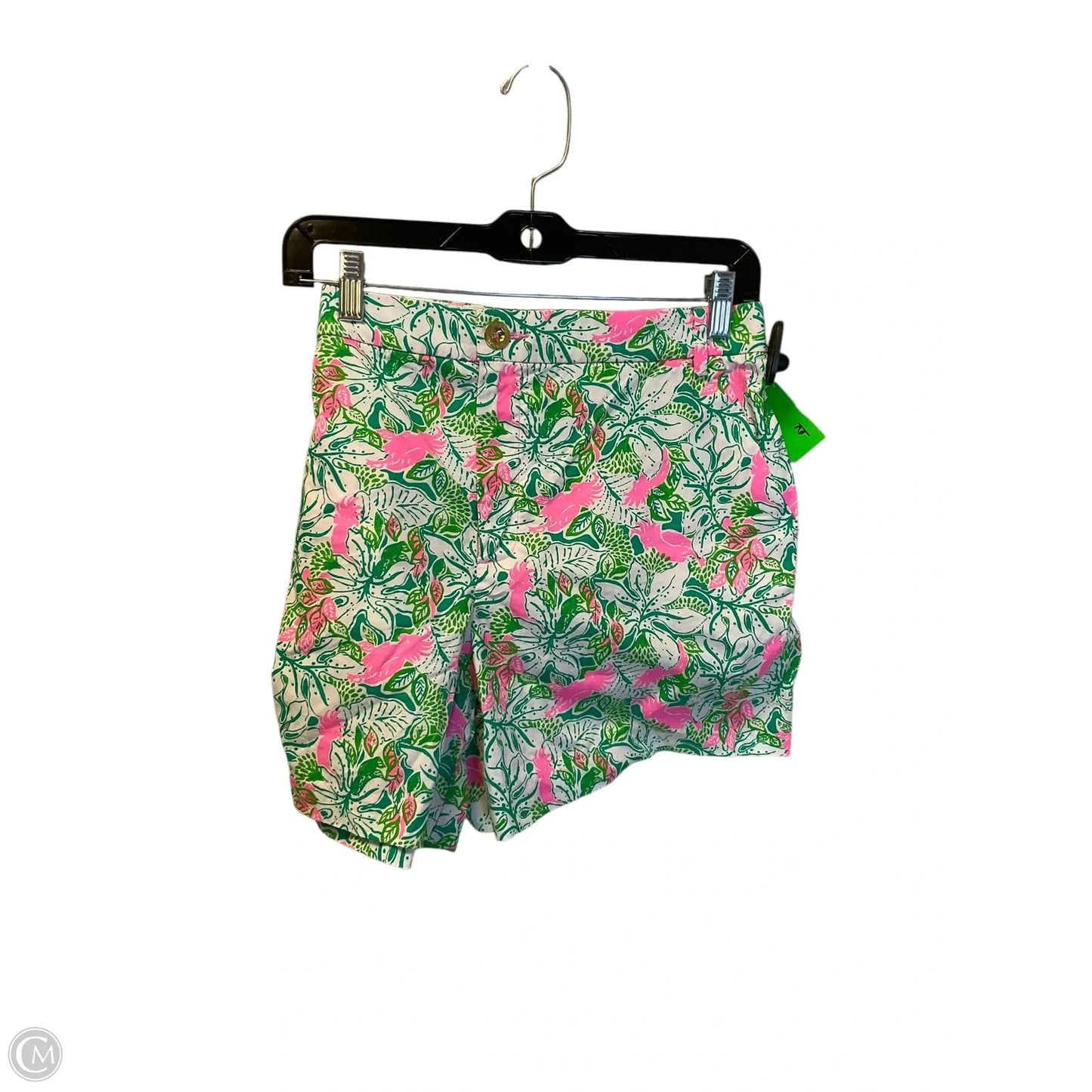 Shorts Designer By Lilly Pulitzer In Green & Pink, Size: 16