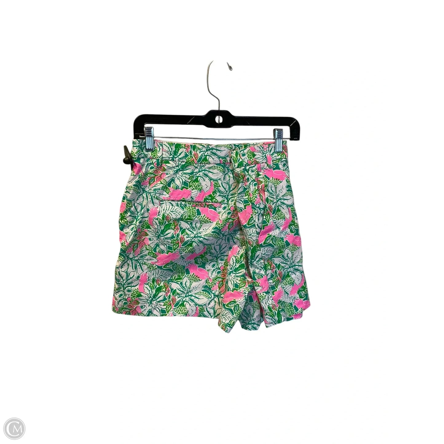 Shorts Designer By Lilly Pulitzer In Green & Pink, Size: 16