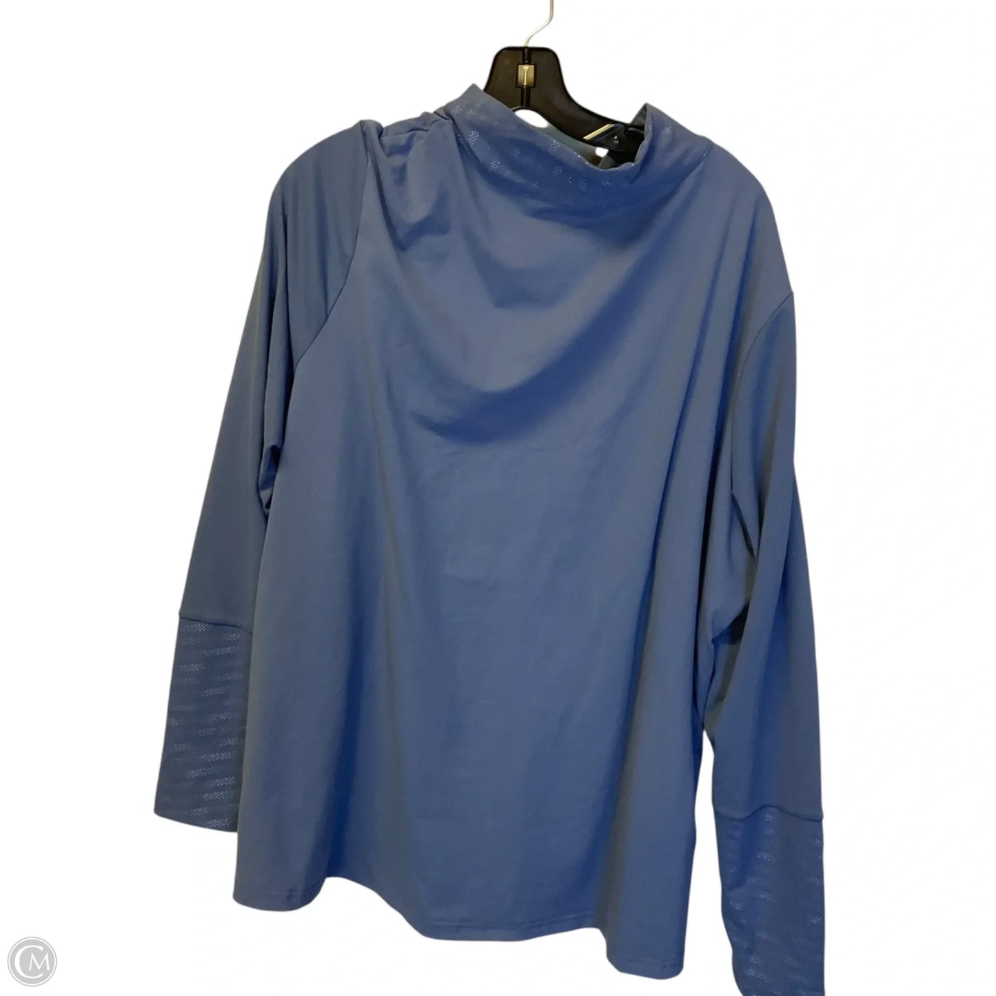 Athletic Jacket By Clothes Mentor In Blue, Size: 2x