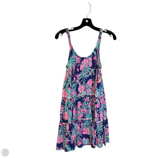Dress Designer By Lilly Pulitzer In Blue & Pink, Size: S