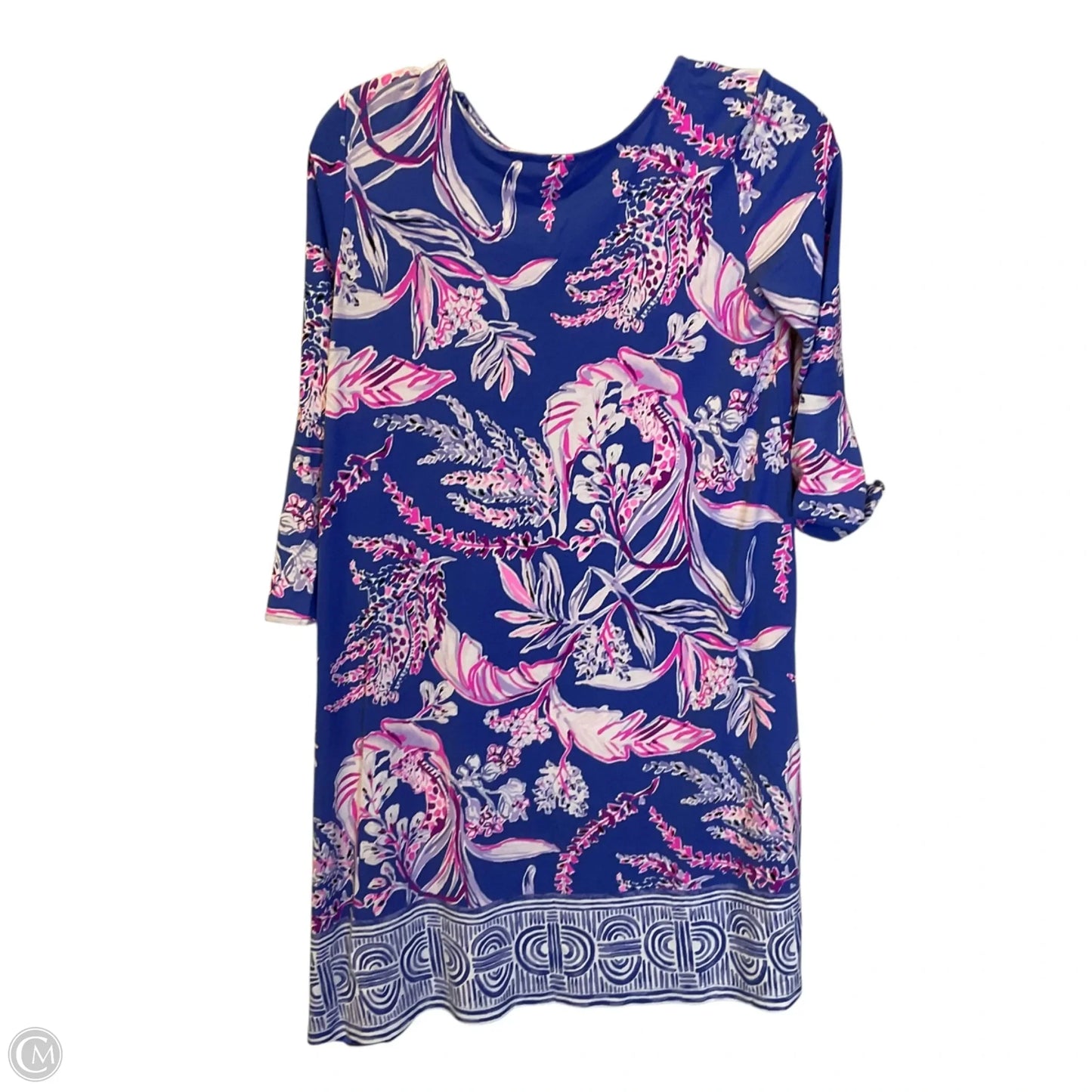 Dress Designer By Lilly Pulitzer In Blue & Pink, Size: Xs