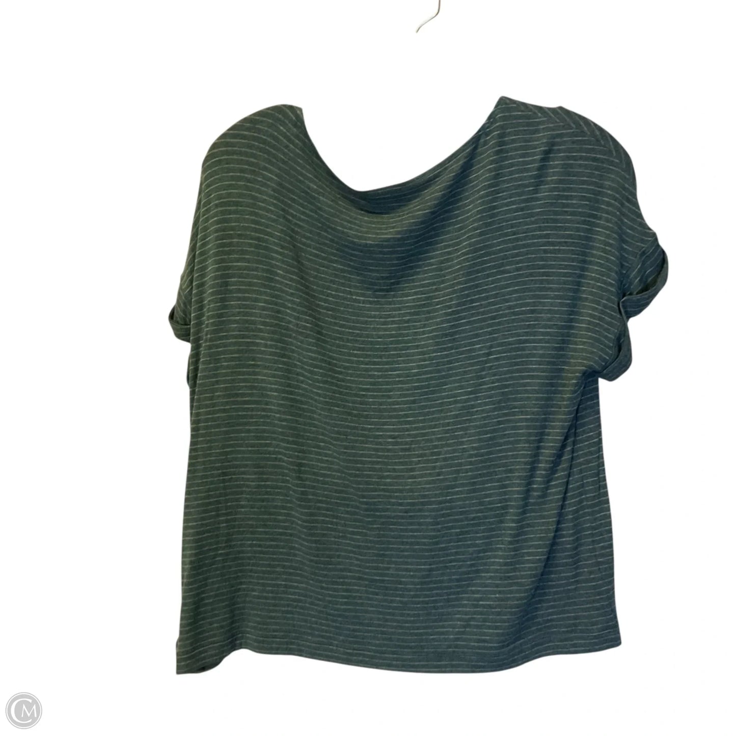 Top Short Sleeve By Cabi In Striped Pattern, Size: Xs