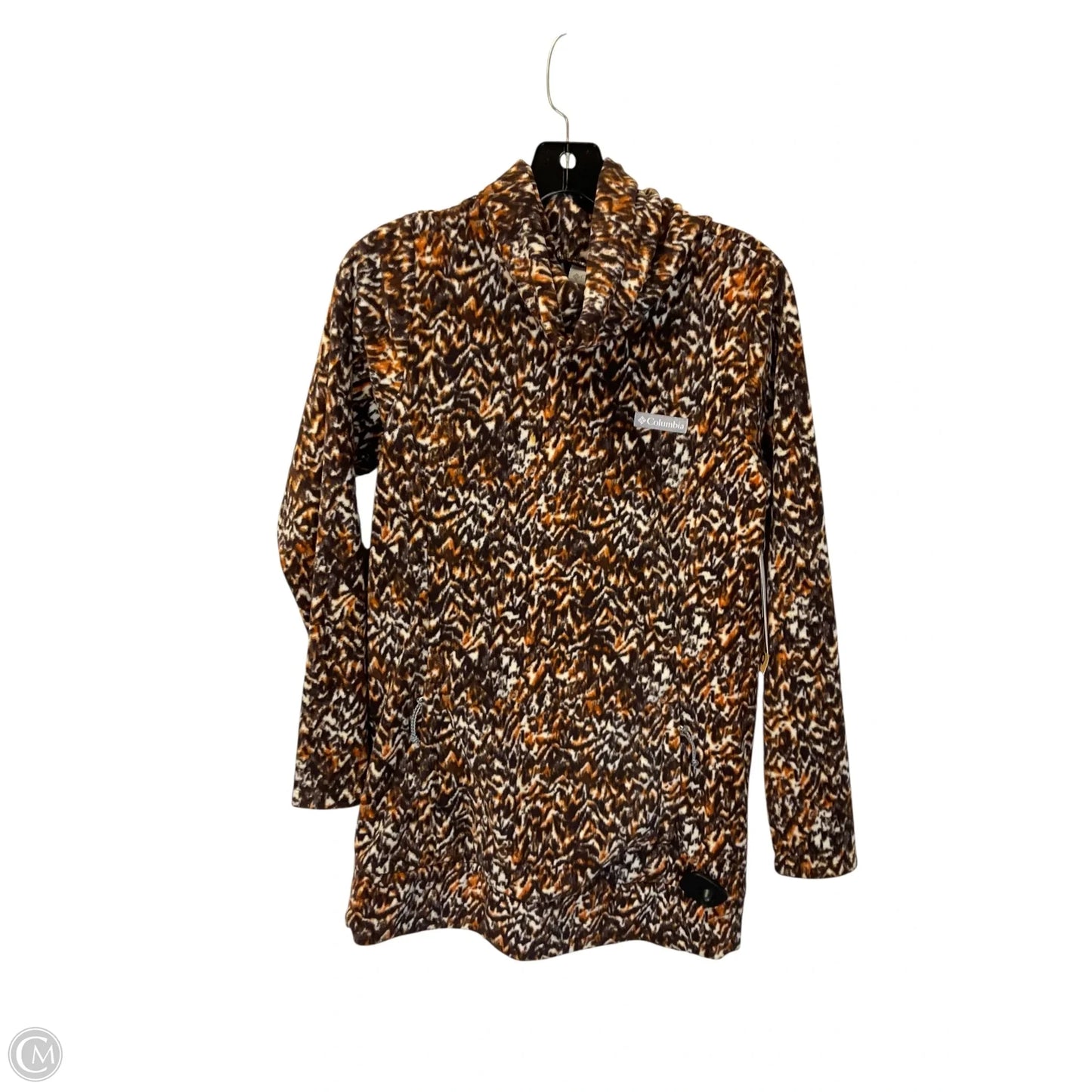 Jacket Fleece By Columbia In Animal Print, Size: S