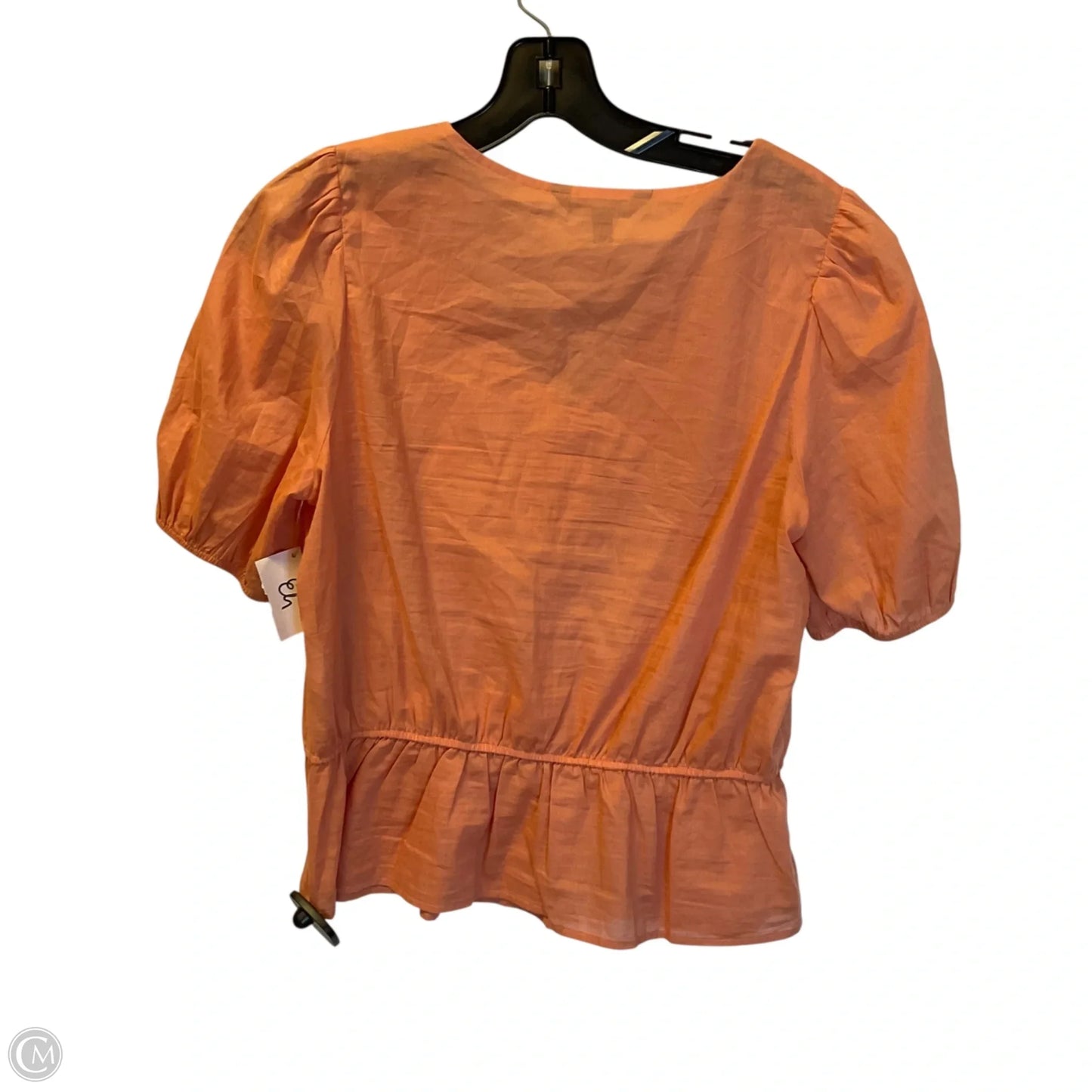 Top Short Sleeve By Banana Republic In Orange, Size: S