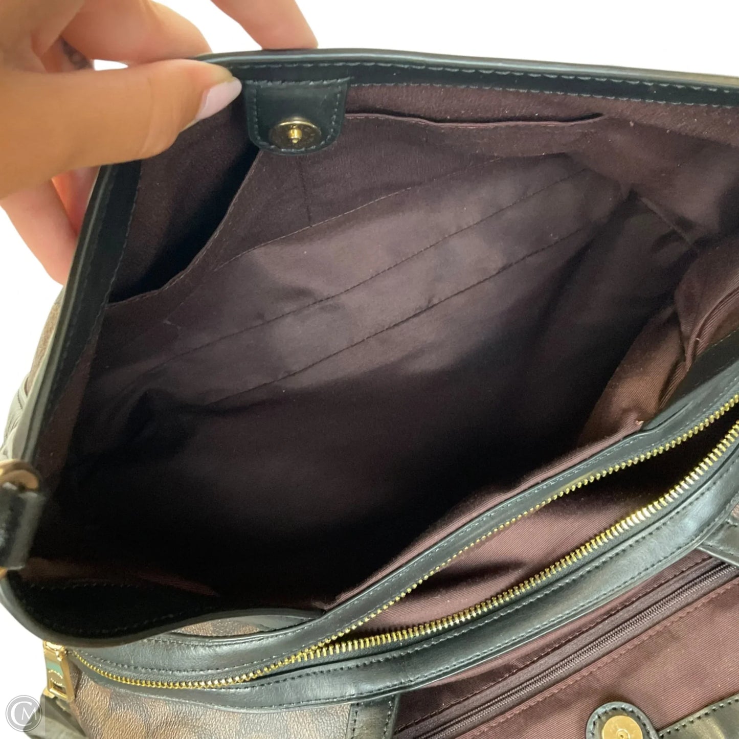 Handbag Designer By Coach, Size: Medium