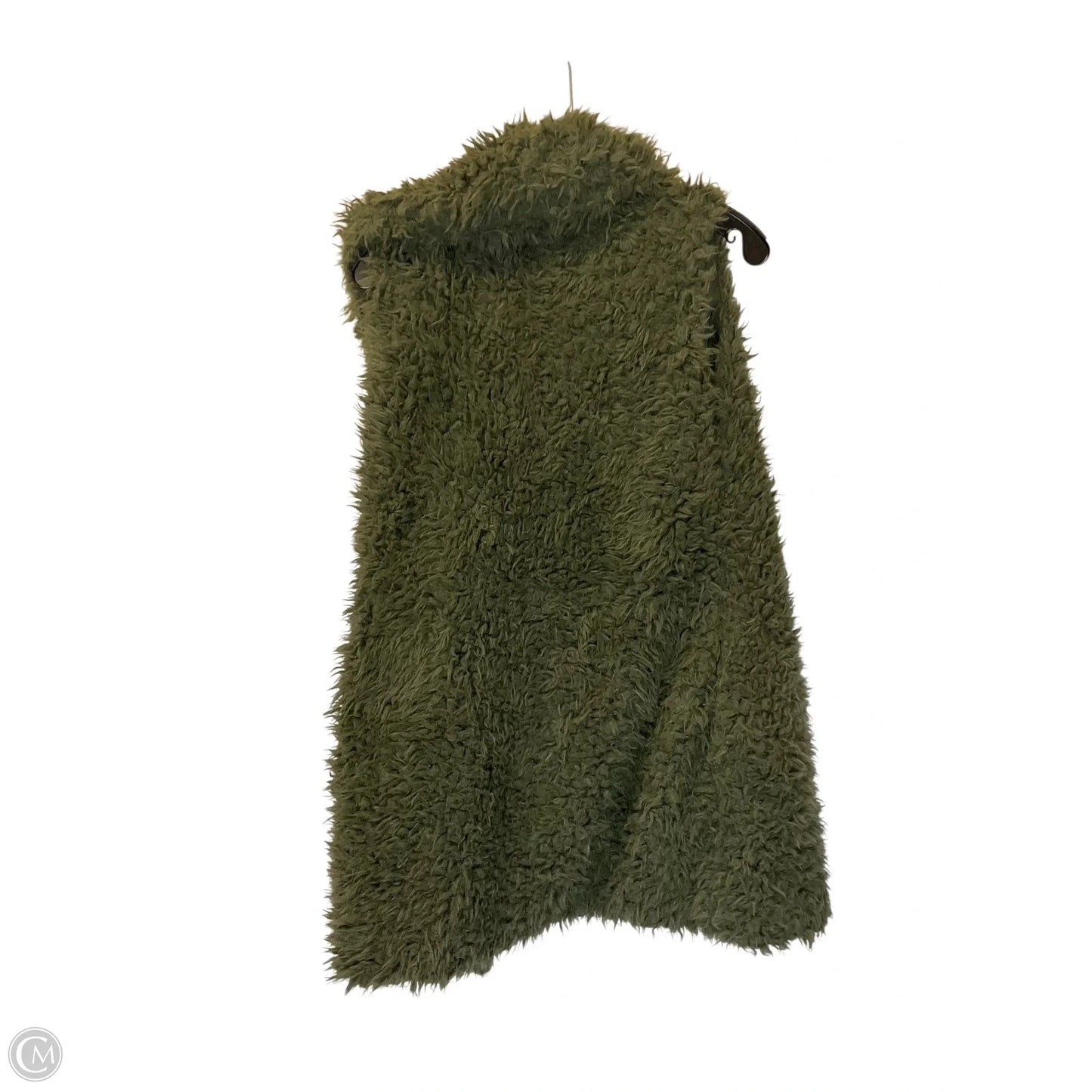 Vest Faux Fur & Sherpa By Me Jane In Green, Size: L
