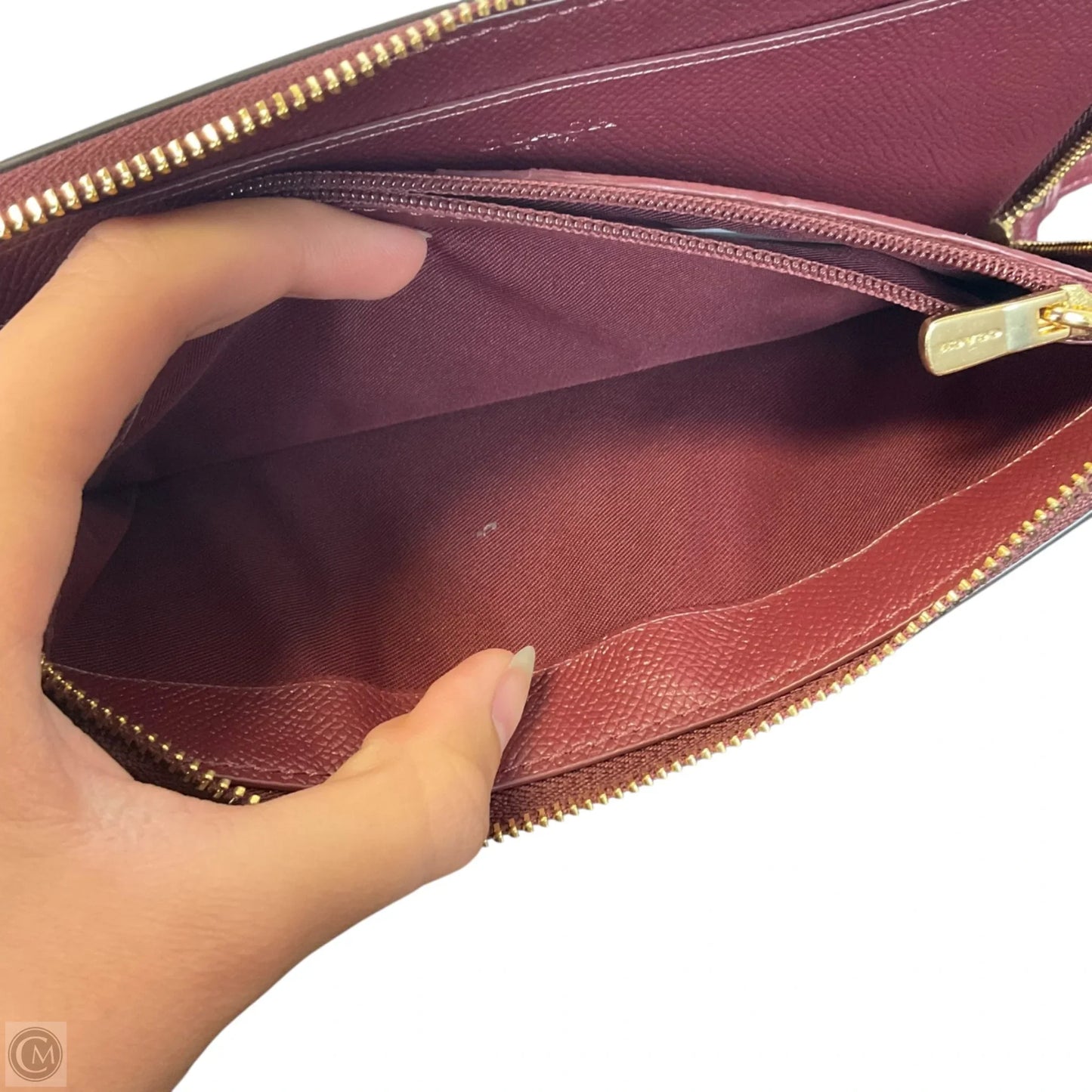 Wristlet Designer By Coach, Size: Medium