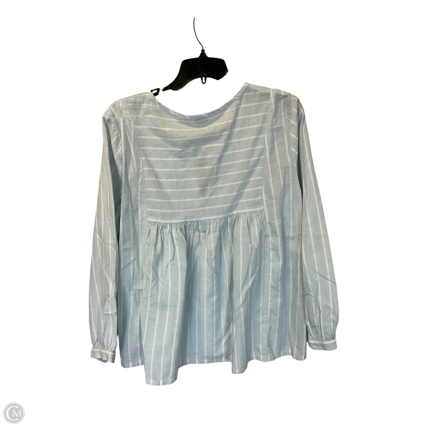 Top Long Sleeve By Lucky Brand In Striped Pattern, Size: L