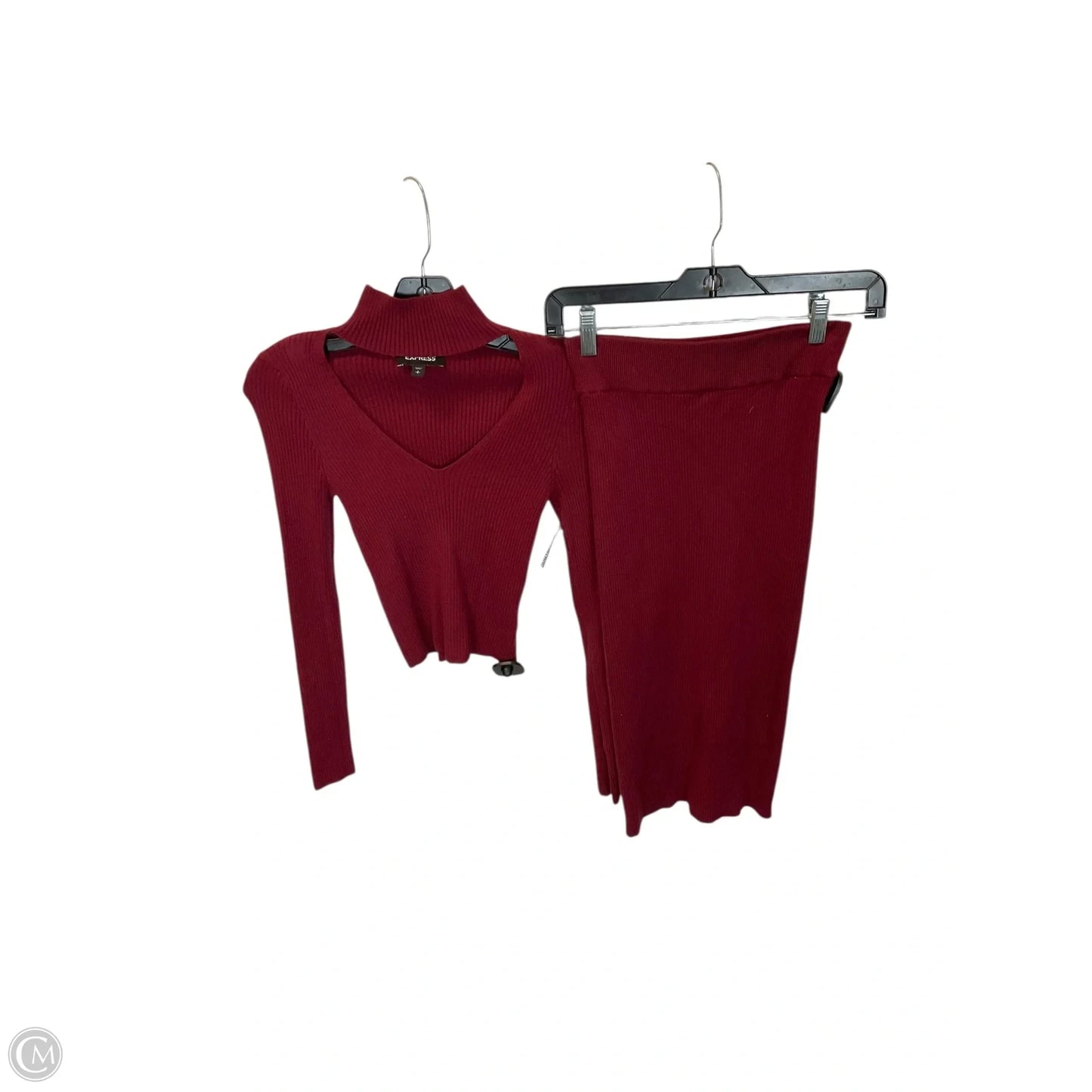 Skirt Set 2pc By Express In Red, Size: S