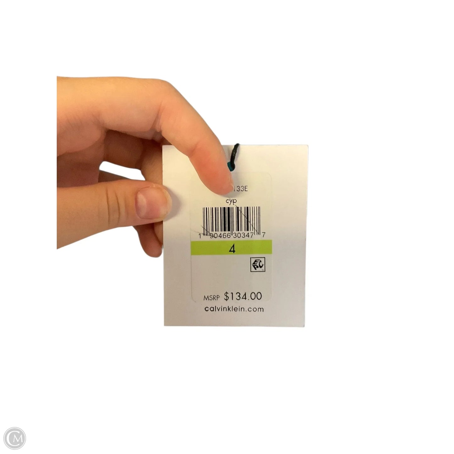 Dress Work By Calvin Klein In Blue, Size: S