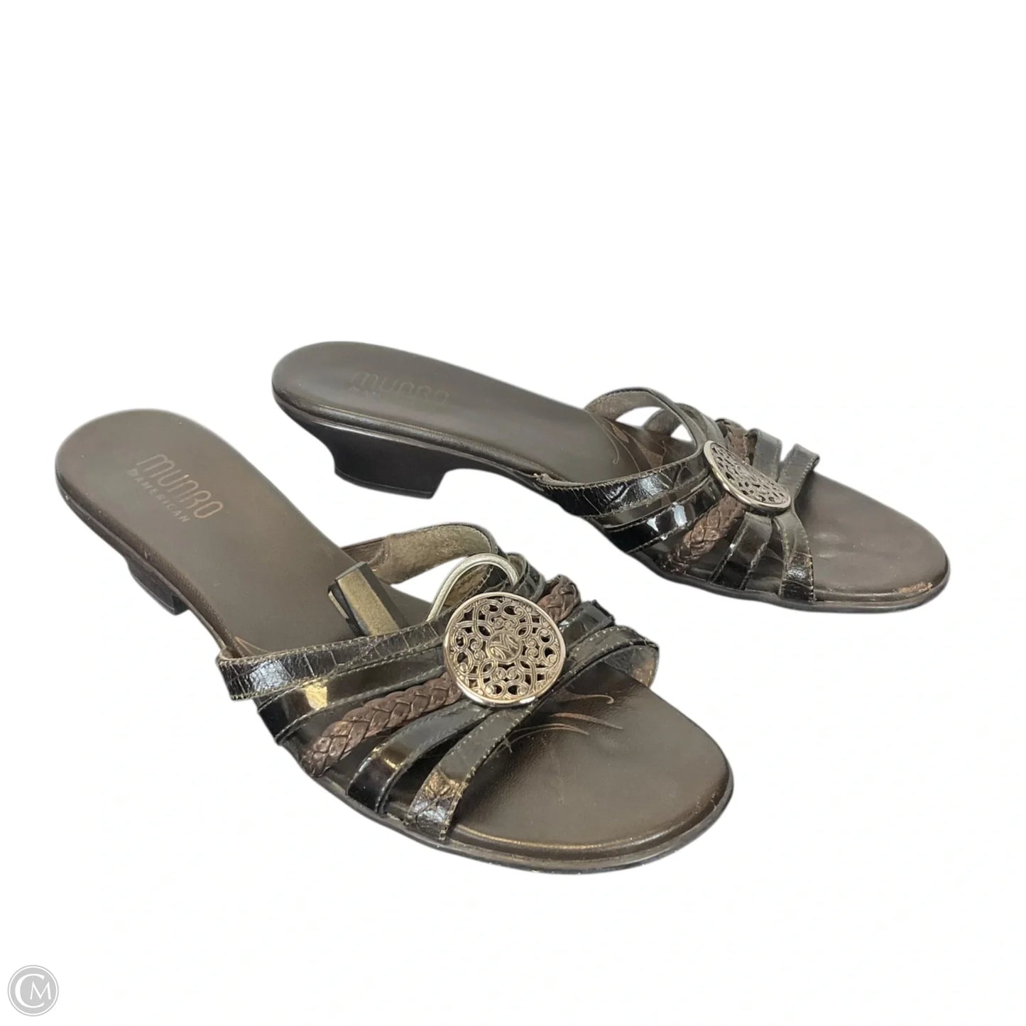 Shoes Heels Block By Munro In Brown, Size: 6