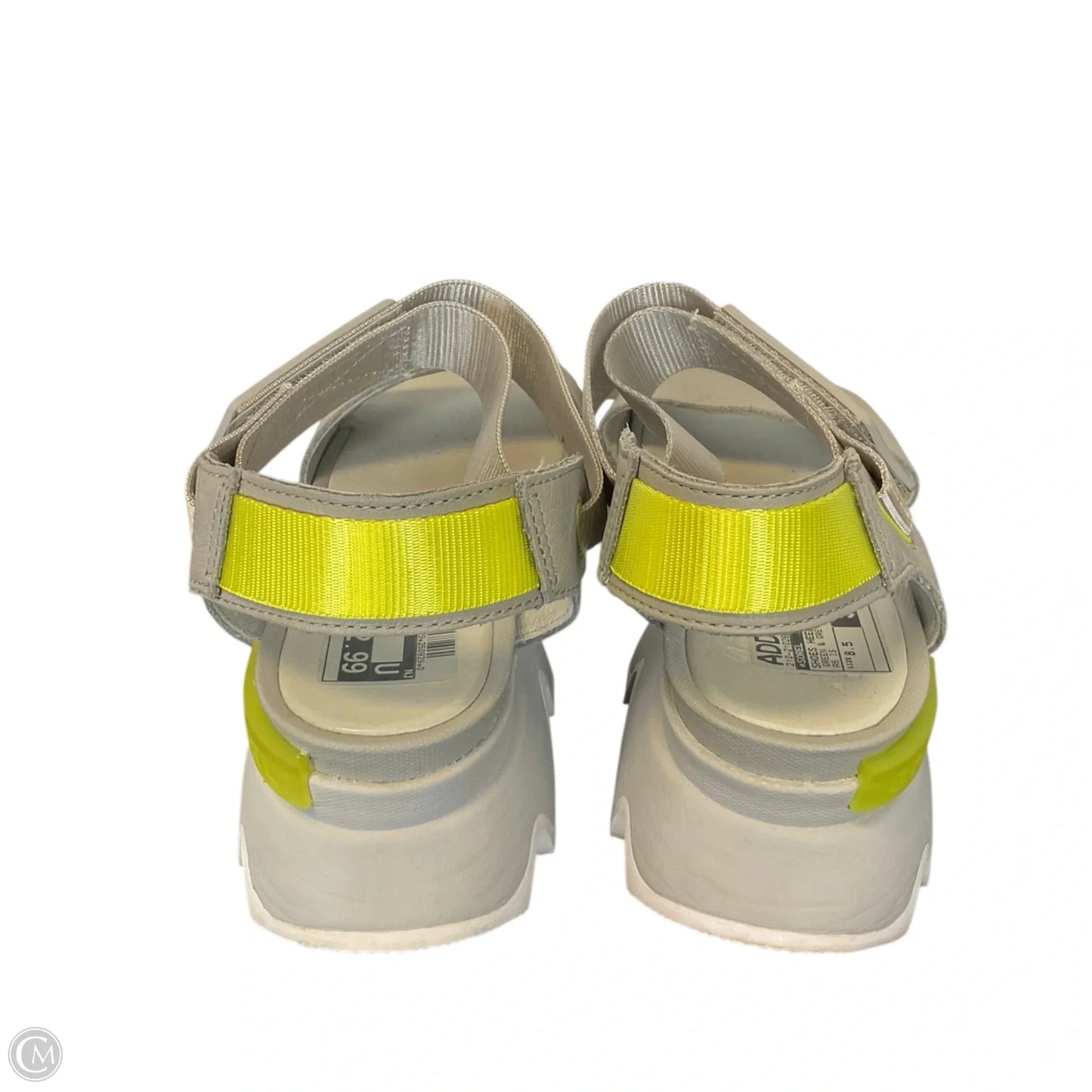Shoes Heels Block By Sorel In Green & Grey, Size: 8.5