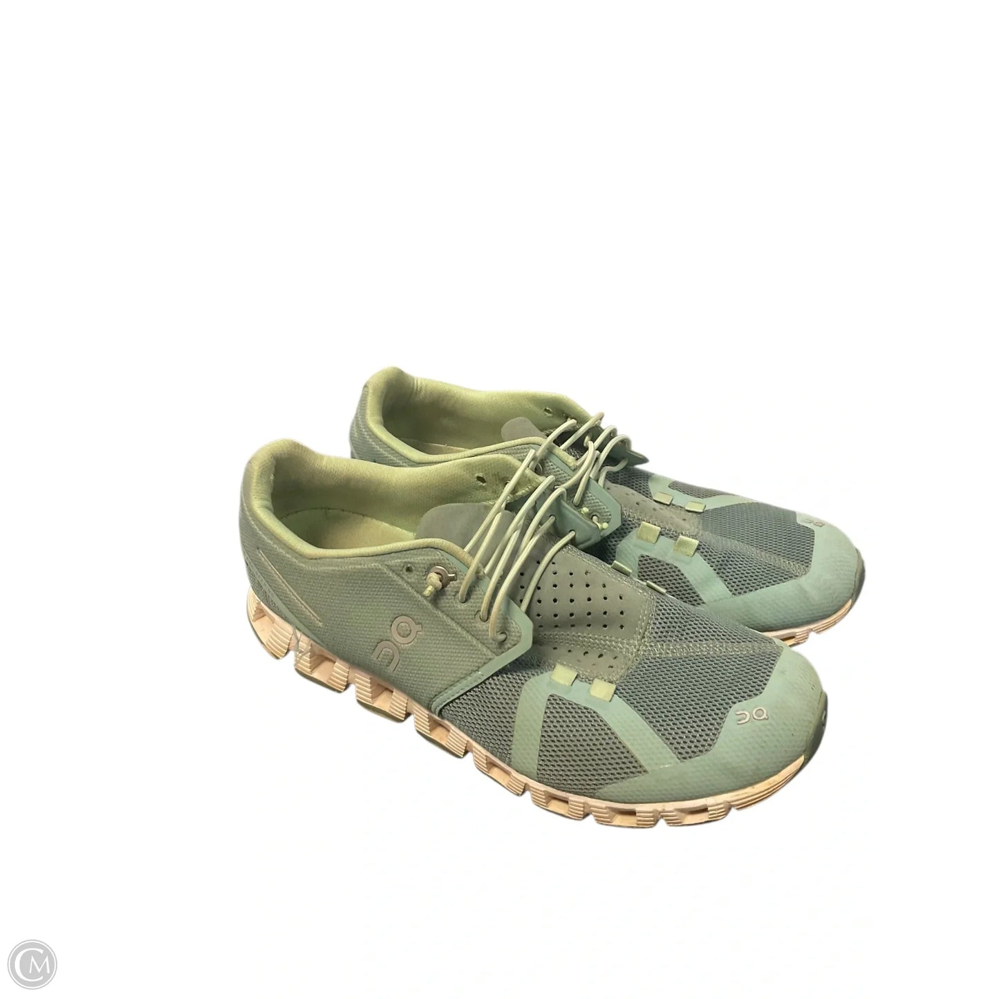 Shoes Athletic By On Cloud In Green, Size: 8.5