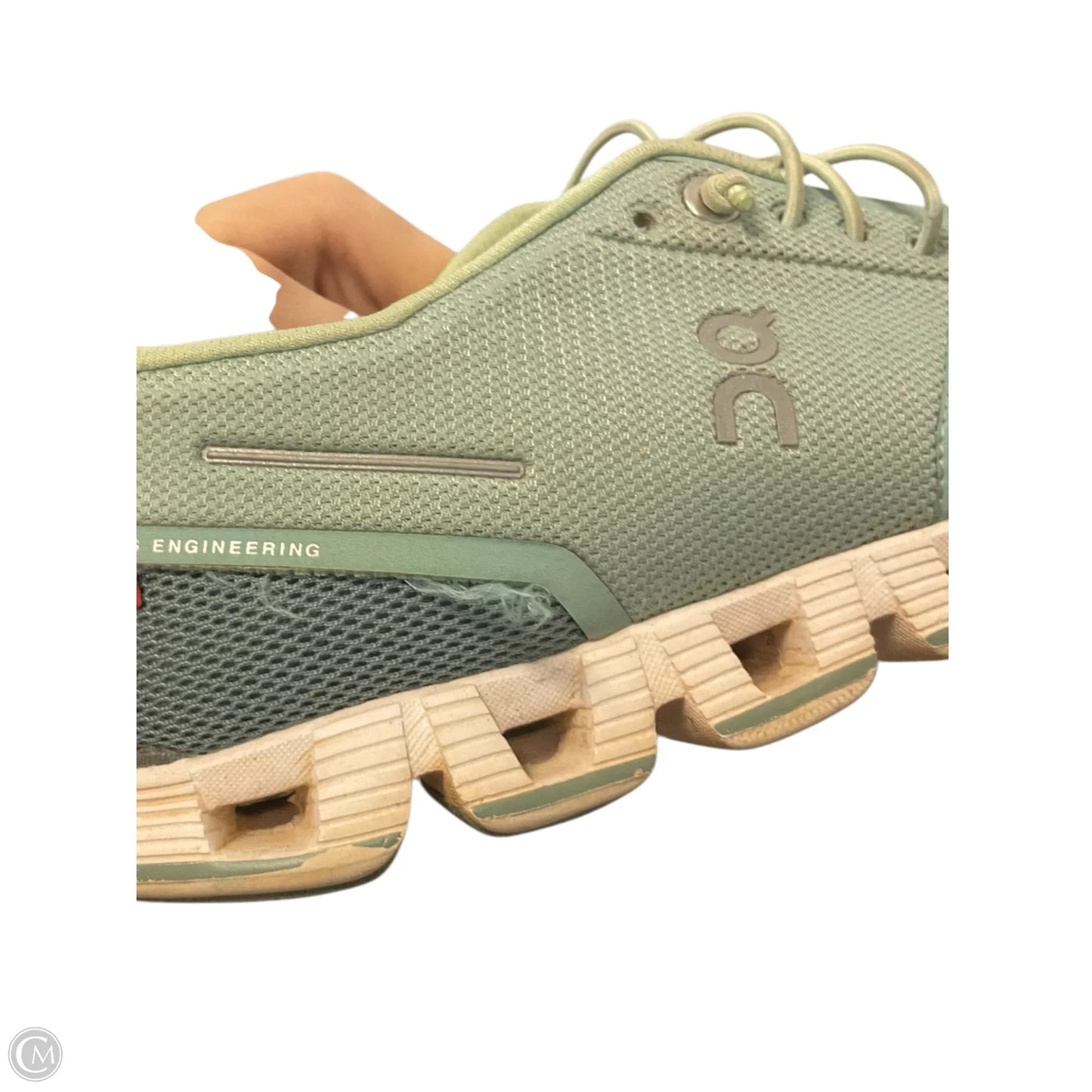 Shoes Athletic By On Cloud In Green, Size: 8.5
