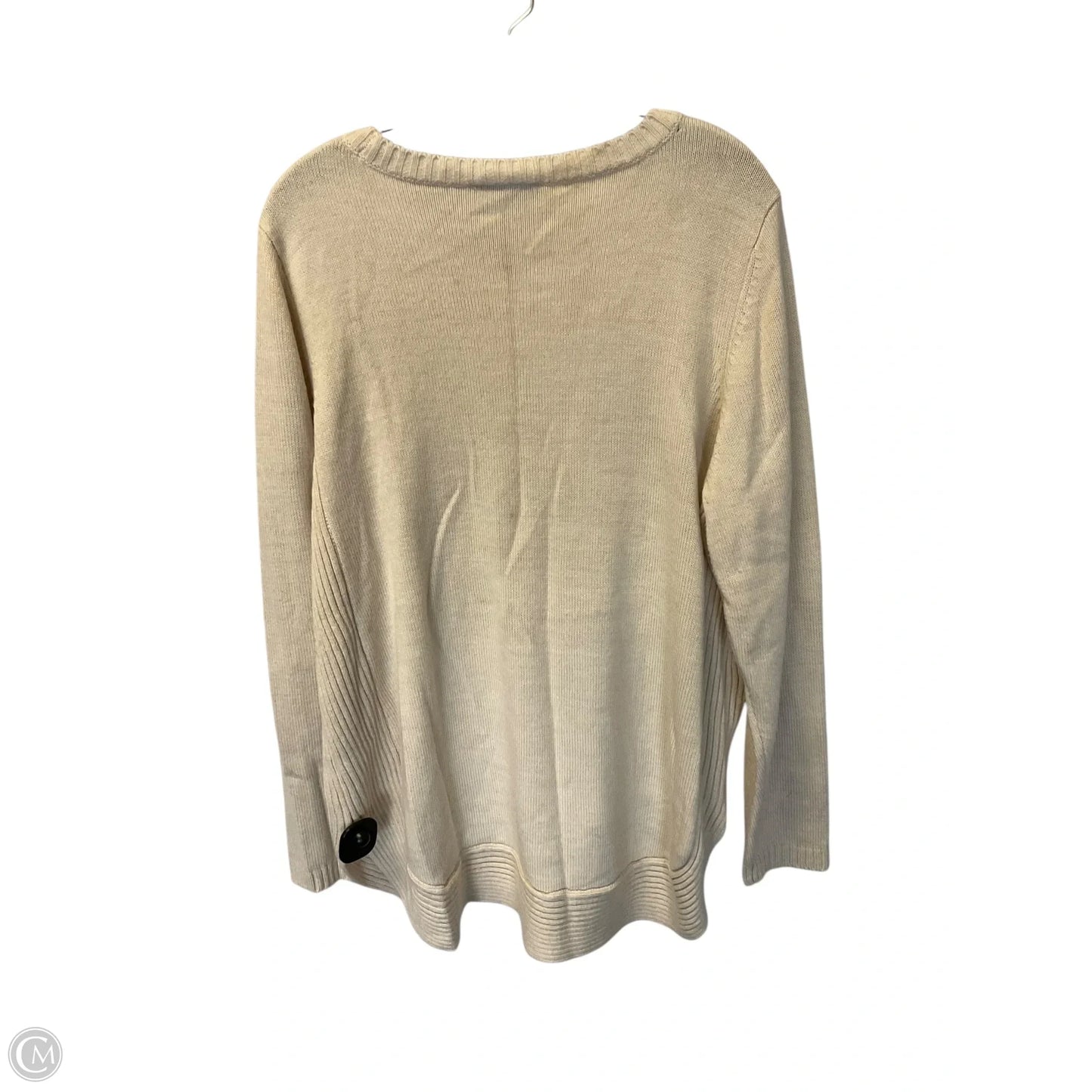 Sweater By Lane Bryant In Cream, Size: Xl