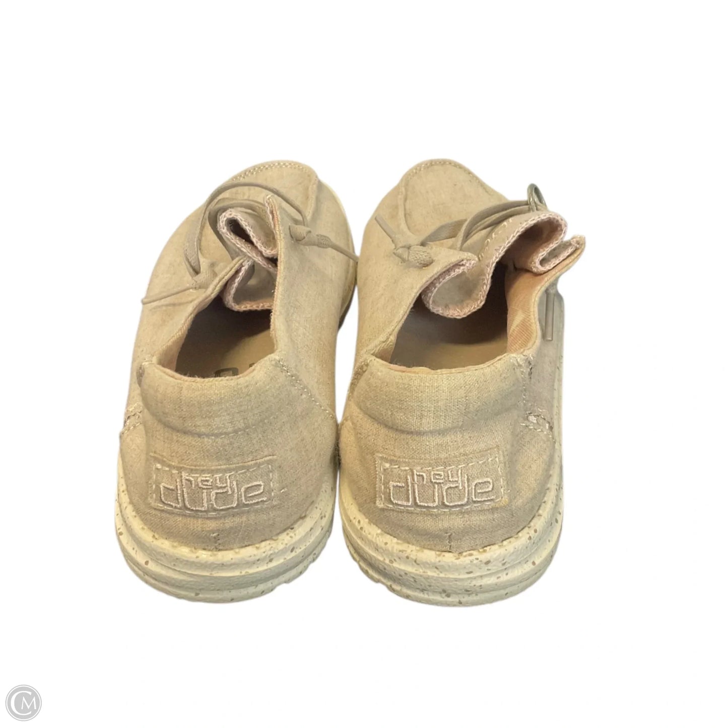 Shoes Flats By Hey Dude In Cream, Size: 8