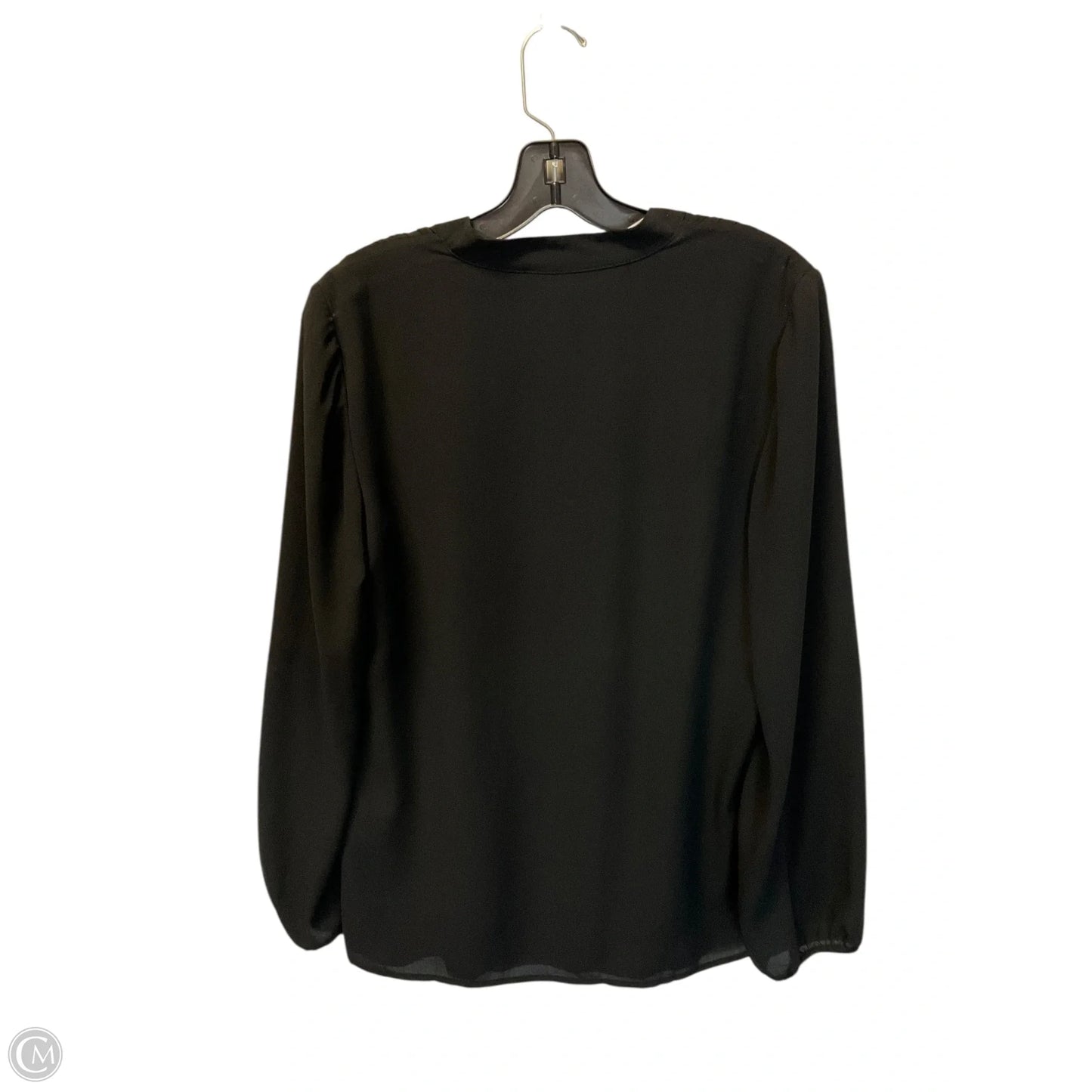 Top Long Sleeve By Chicos In Black, Size: S