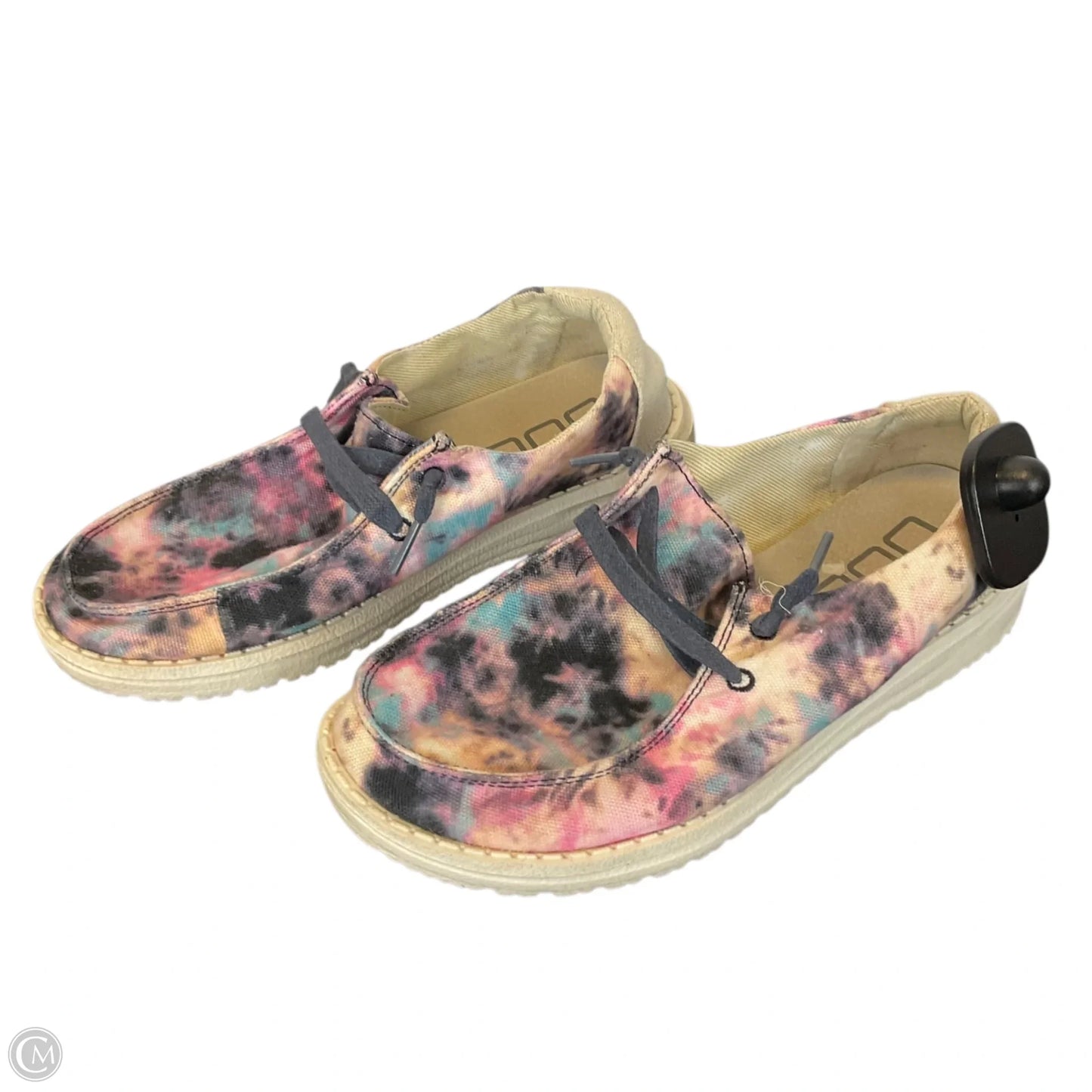 Shoes Flats By Hey Dude In Tie Dye Print, Size: 5