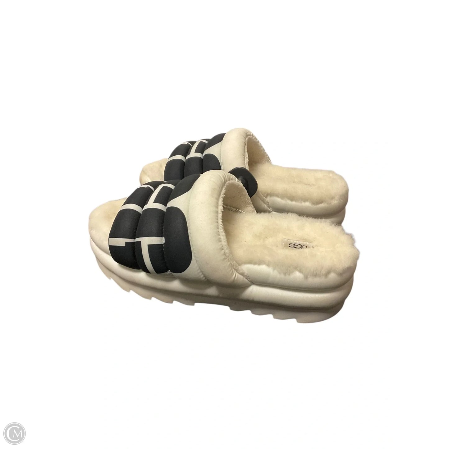 Shoes Designer By Ugg In Black & White, Size: 10