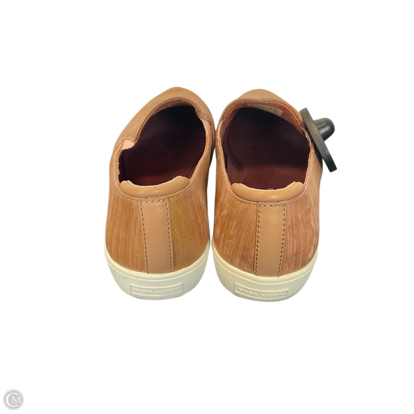 Shoes Flats By Clothes Mentor In Bronze, Size: 6.5