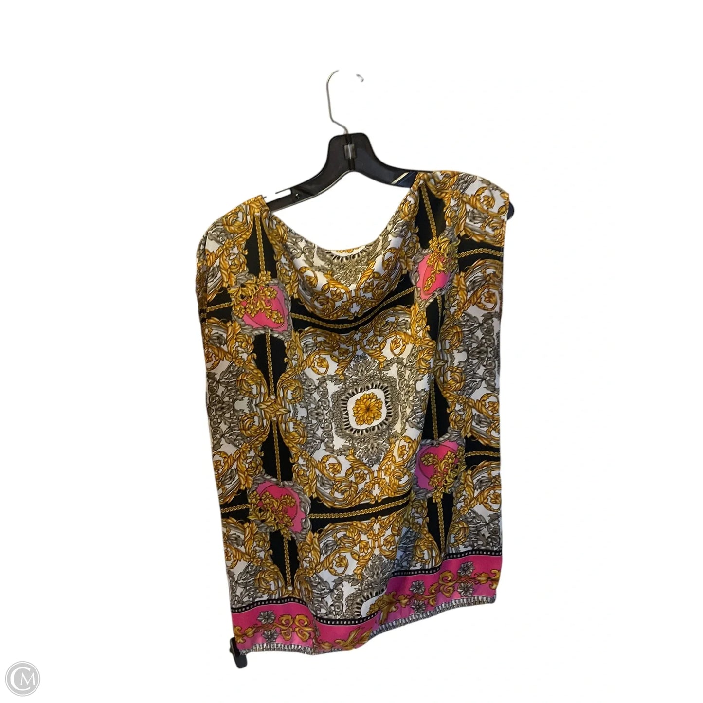 Top Sleeveless By Shelli Segal In Yellow, Size: 8