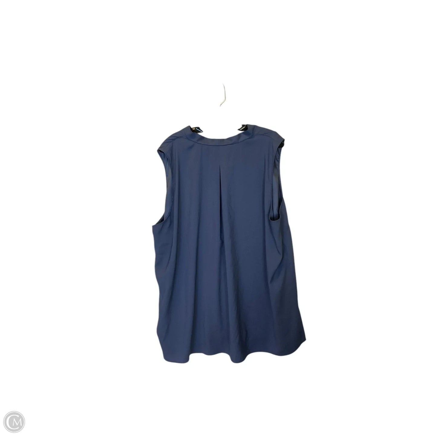 Top Sleeveless By Coldwater Creek In Blue, Size: 3x