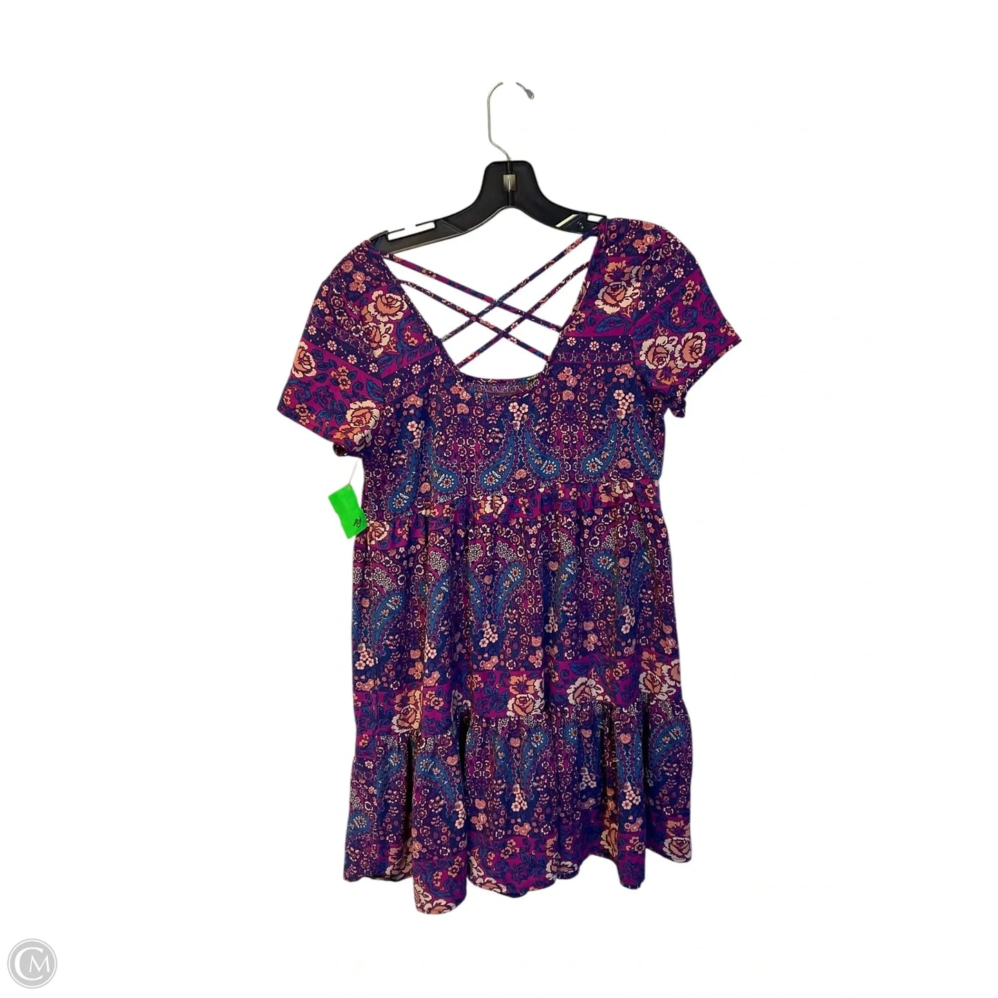 Dress Casual Short By La Hearts In Purple, Size: S