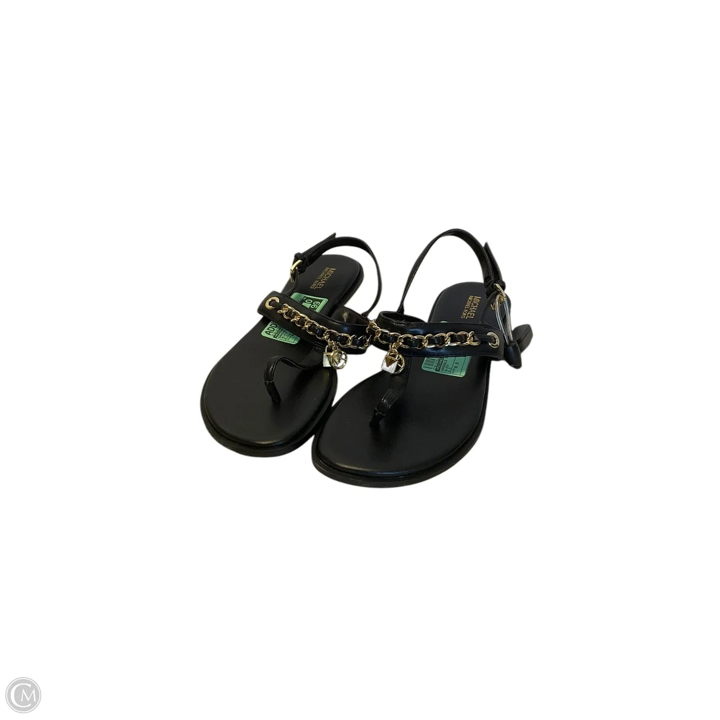 Sandals Flats By Michael By Michael Kors In Black, Size: 6.5