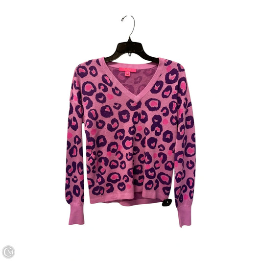 Top Long Sleeve Designer By Lilly Pulitzer In Pink, Size: Xs