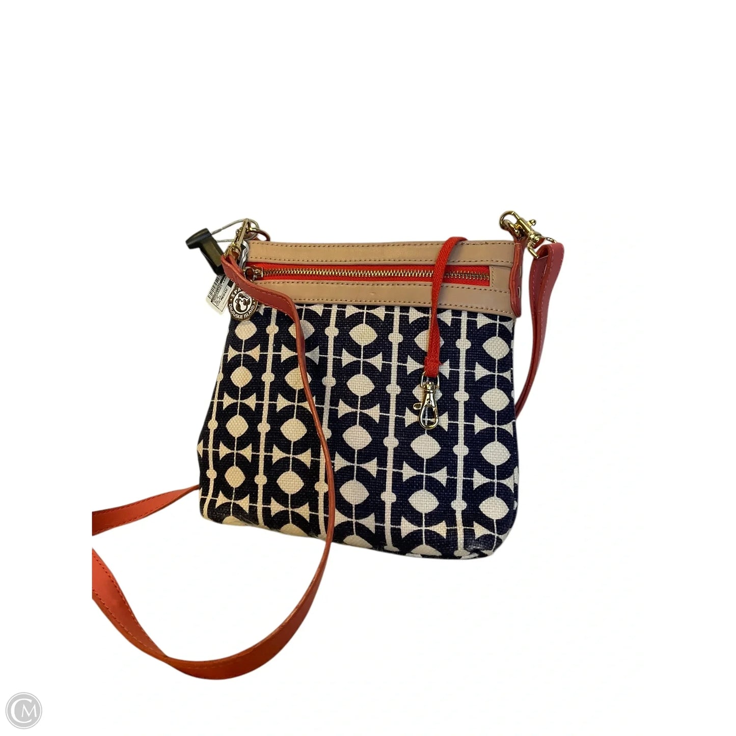 Crossbody Leather By Spartina, Size: Medium