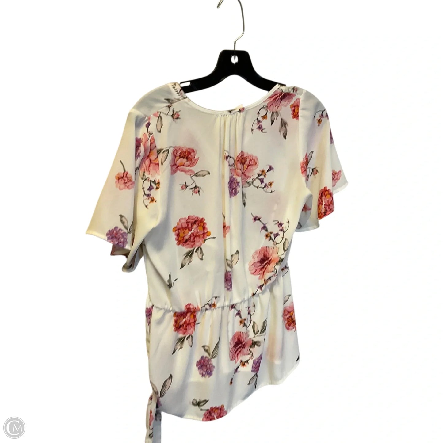 Top Short Sleeve By Sienna Sky In White, Size: S