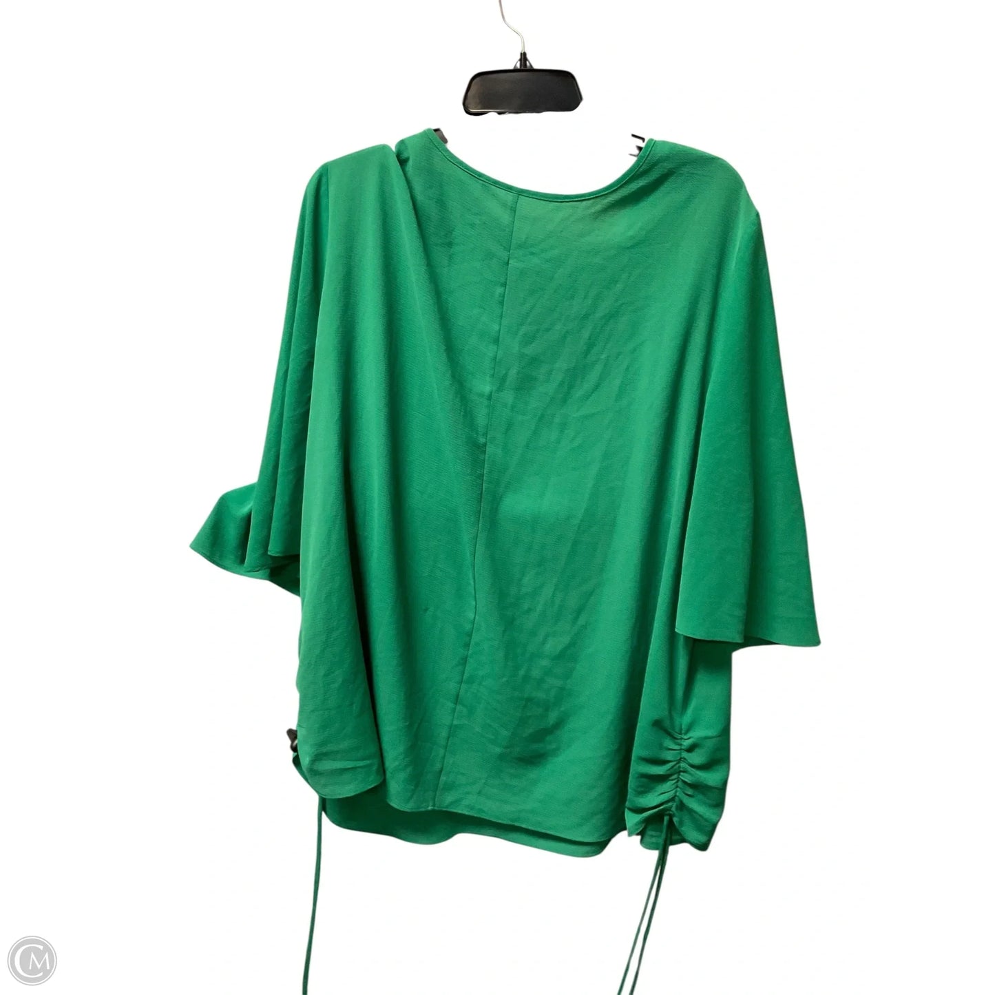 Top Short Sleeve By Cato In Green, Size: 18