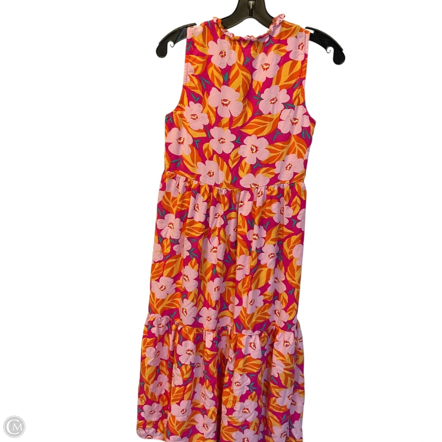 Dress Casual Midi By Almost Pink In Pink, Size: M